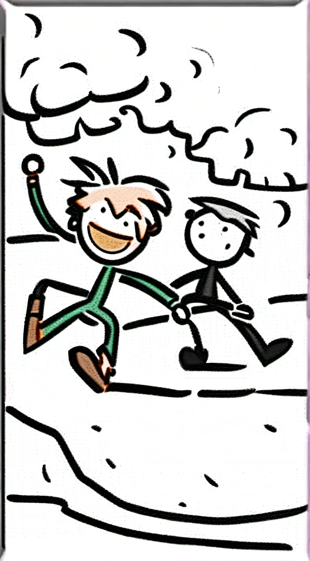 ai character: Johnkee and ill background