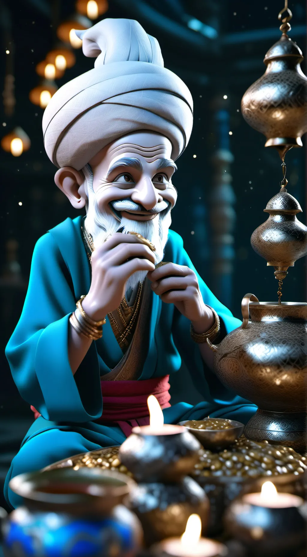 ai character: Genie background