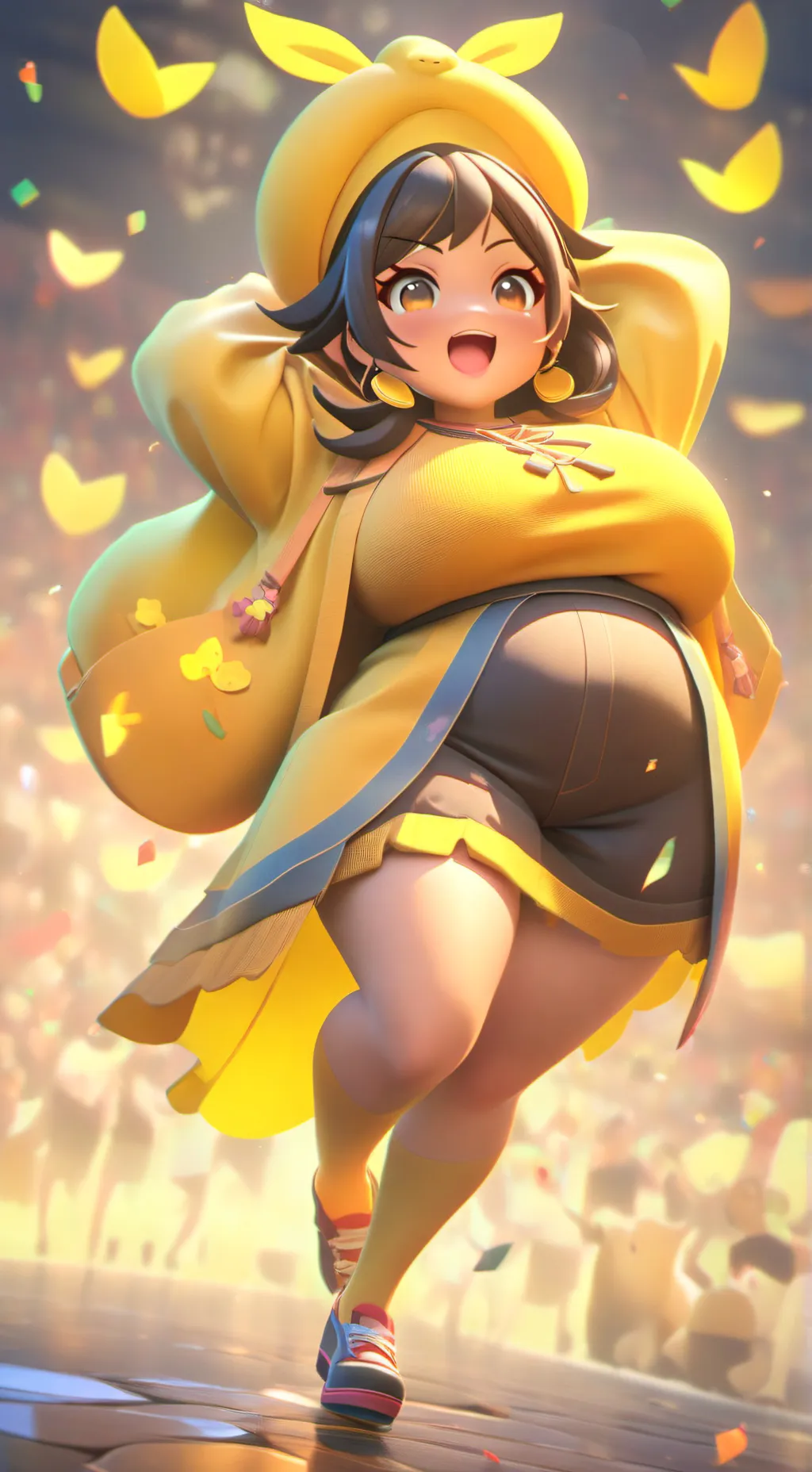 ai character: luna(you) background