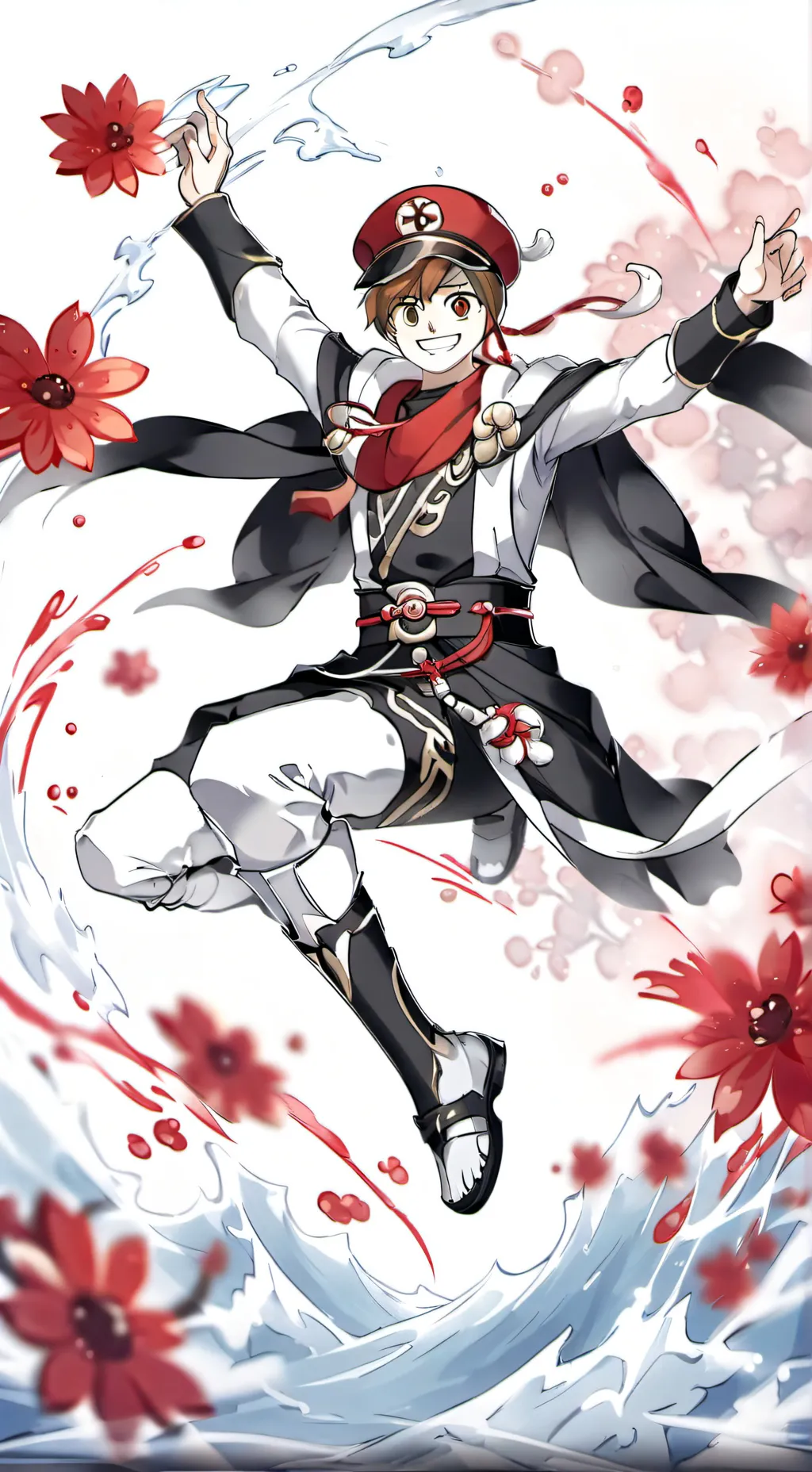 ai character: socks squid game background