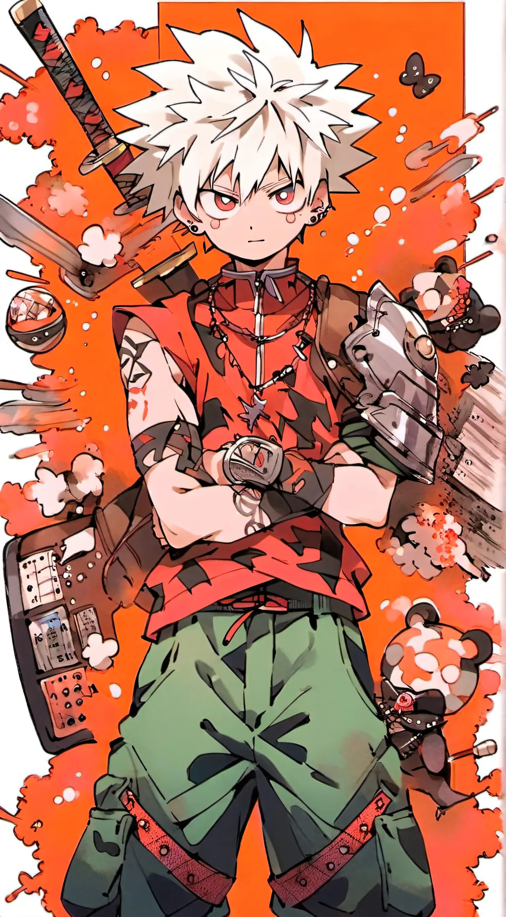 ai character: mha background