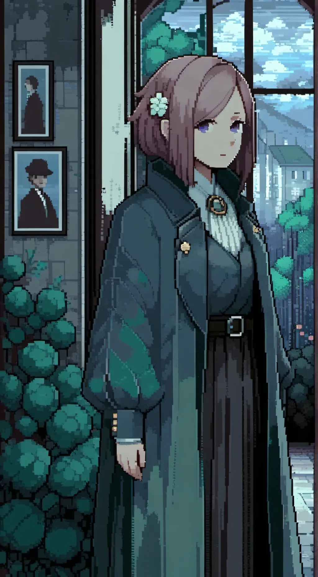 ai character: school fight background