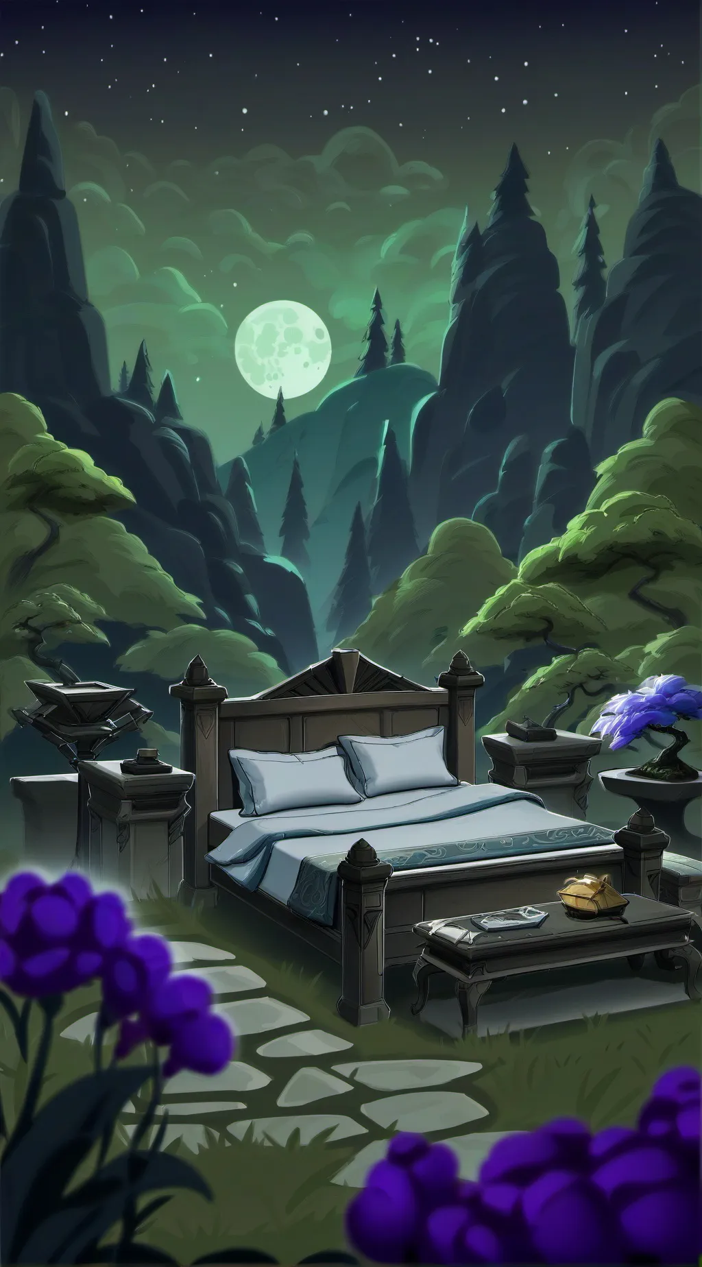 ai character: Dandy world  background