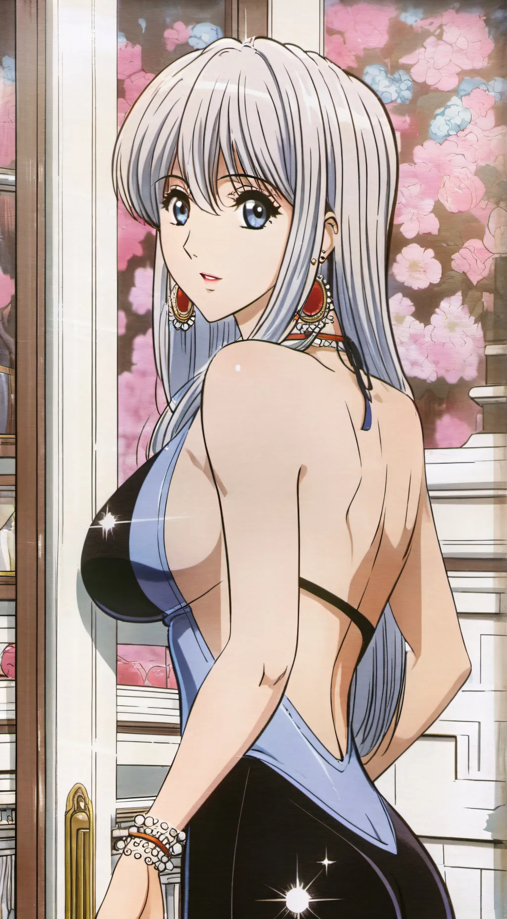 ai character: mama mia background