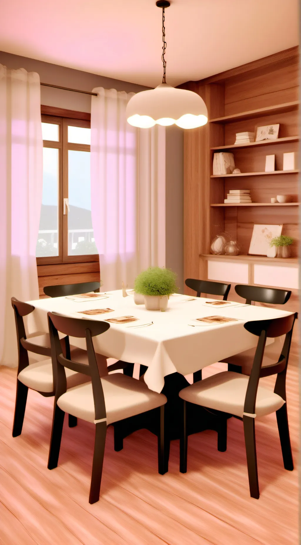 ai character: Cozy O' Room background