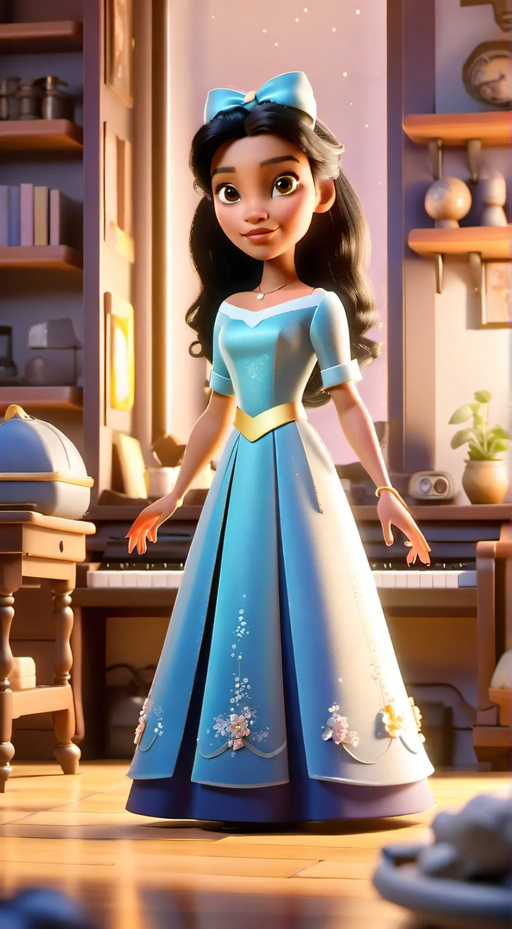 ai character: nia background