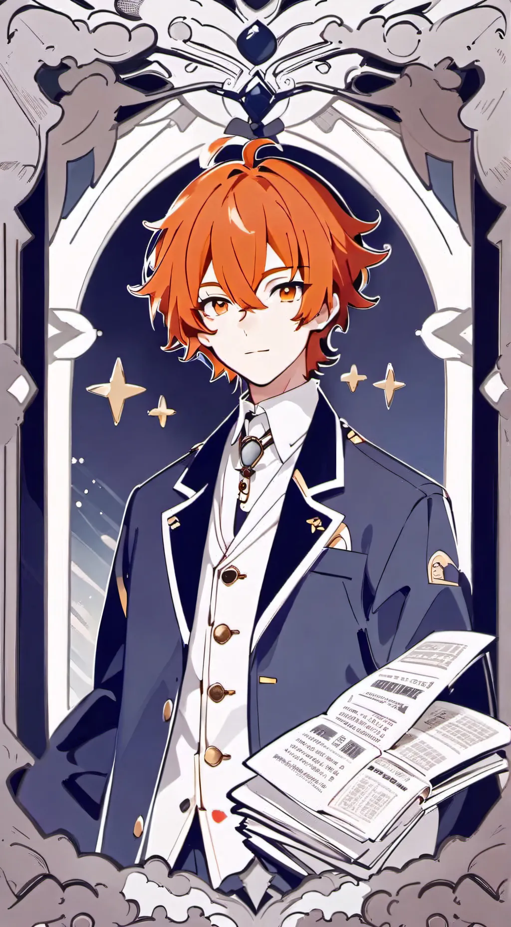 ai character: ✿ฺ•Diluc•✿ฺ background