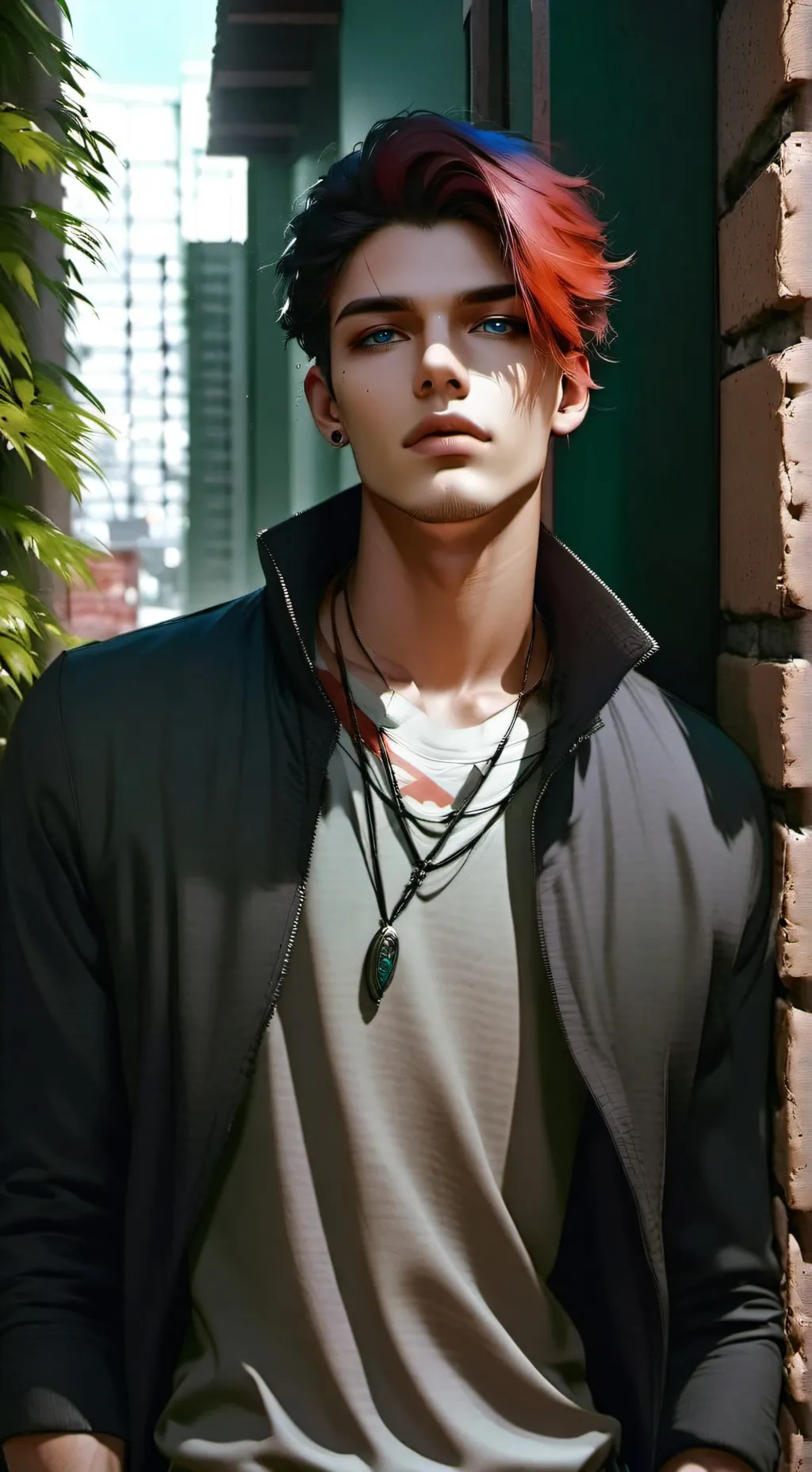 ai character: Adam  background