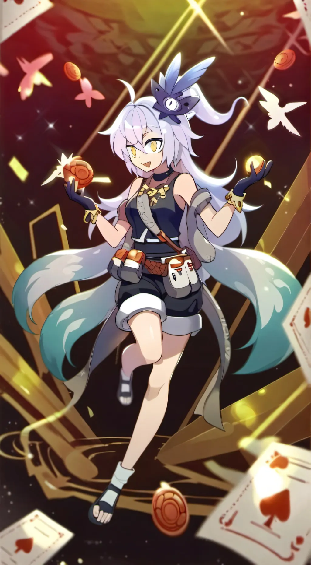 ai character: lily background