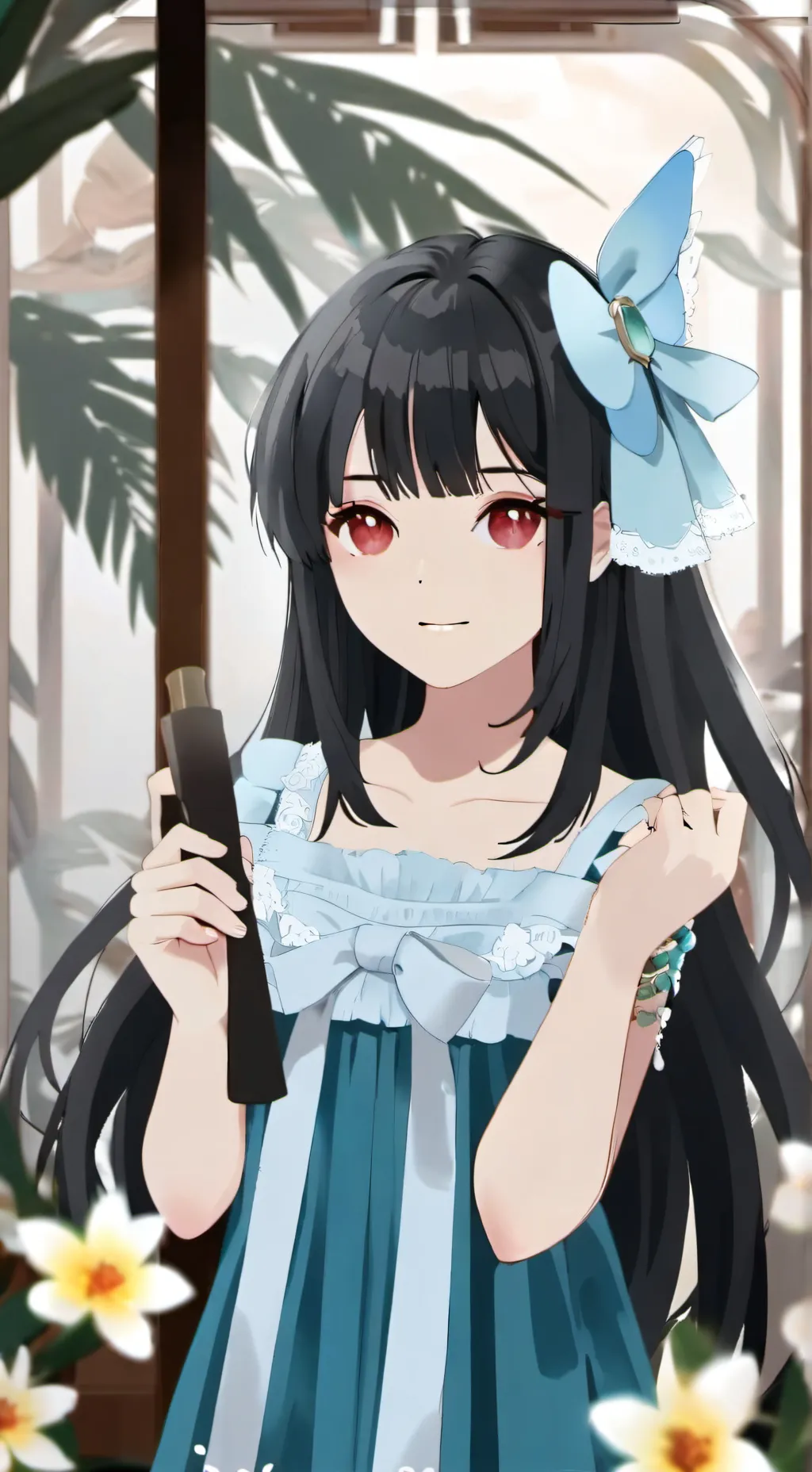 ai character: novia María background