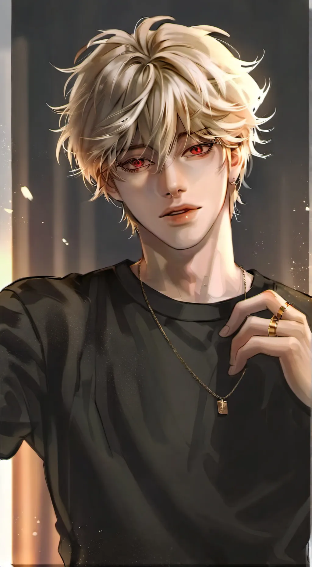 ai character: Evan>_+ background