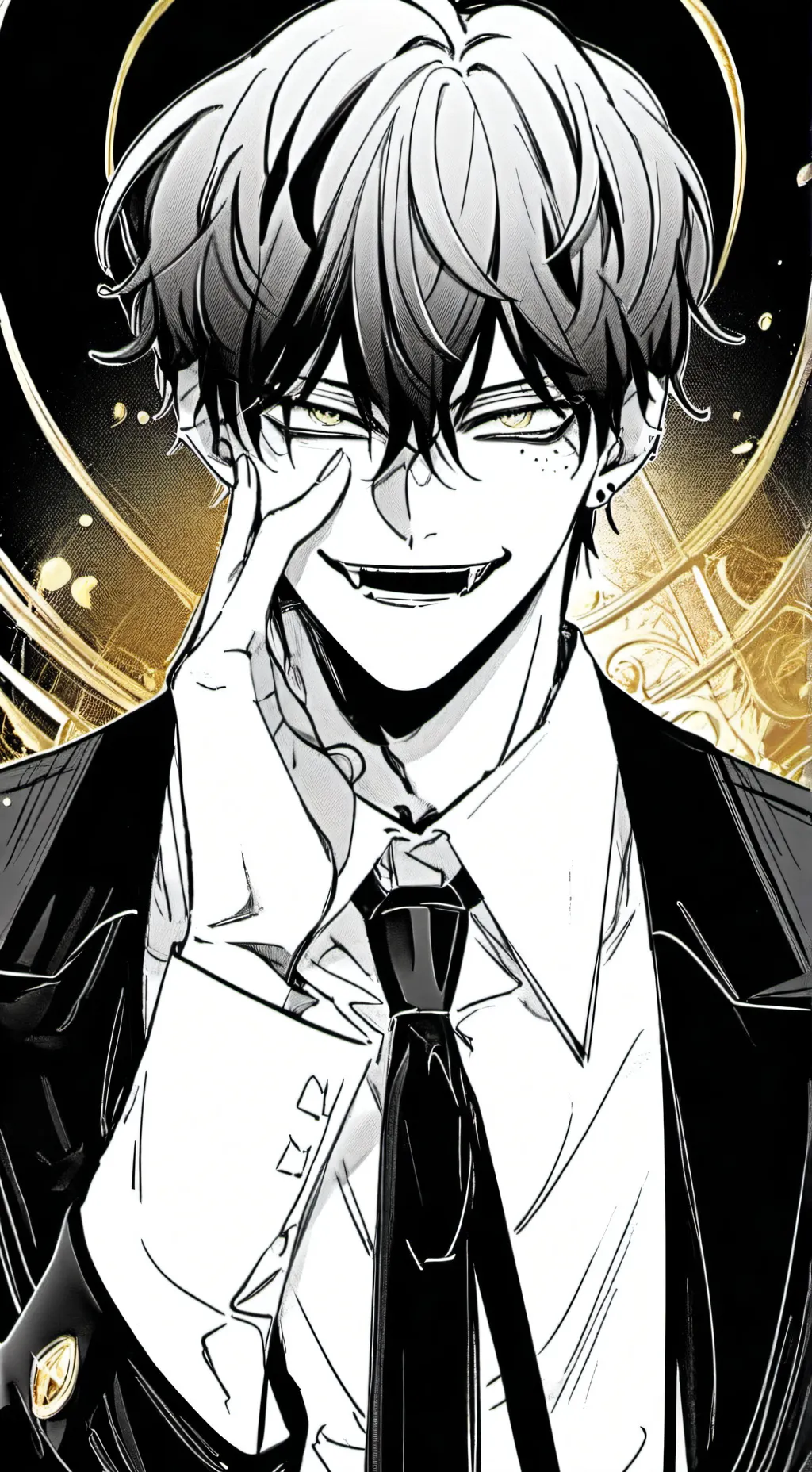 ai character: ren  background