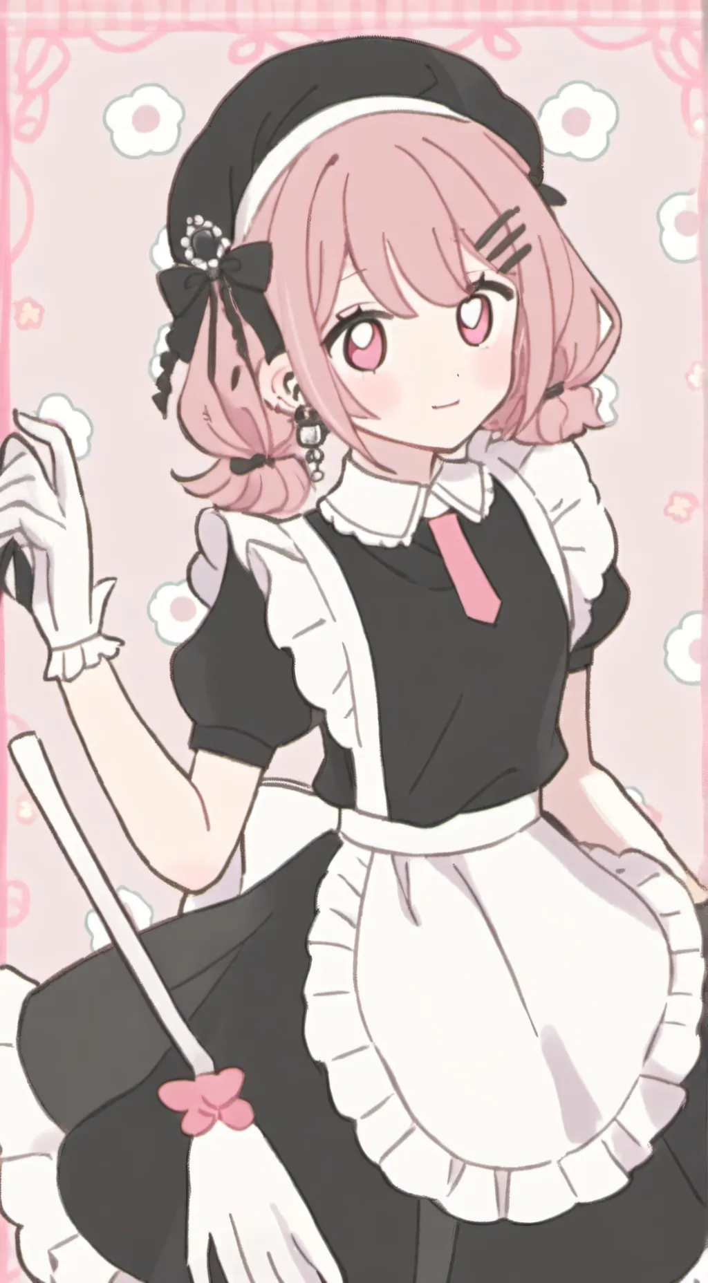 ai character: tamaki x tu maid background