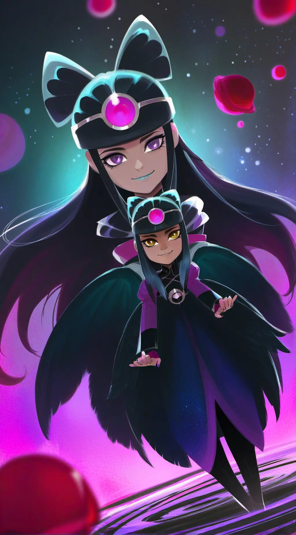 ai character: galacta background