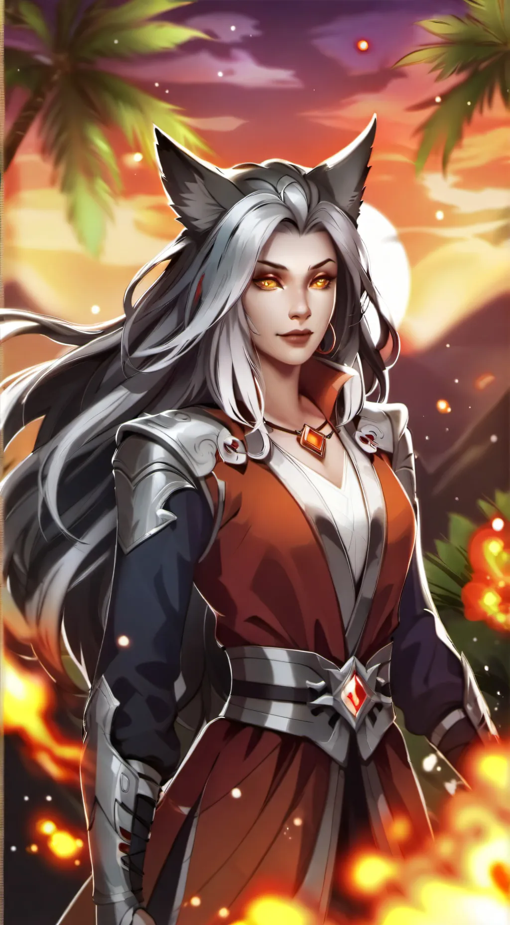 ai character: Ignea background