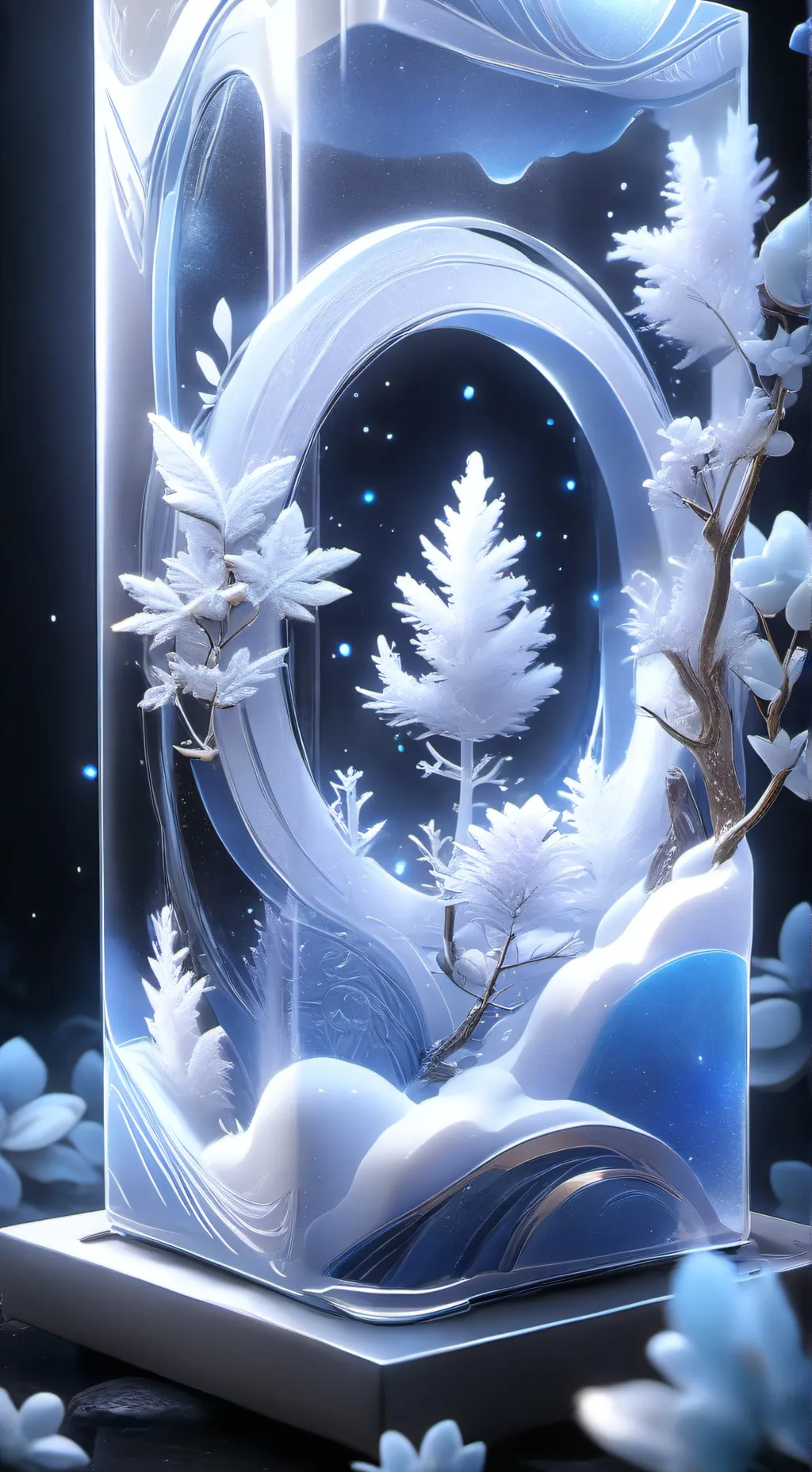 ai character: *The sudden openin background