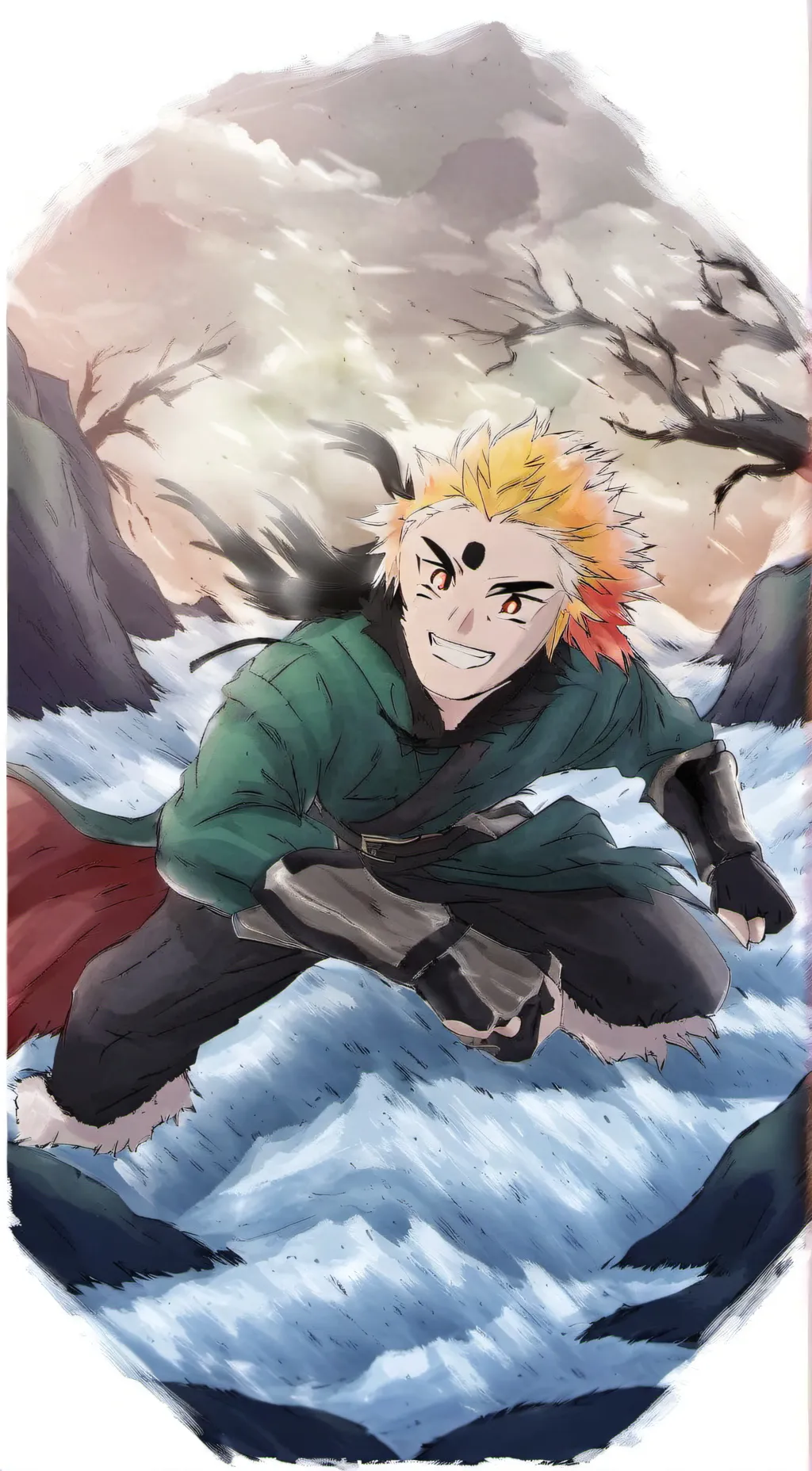 ai character: Nose :v background