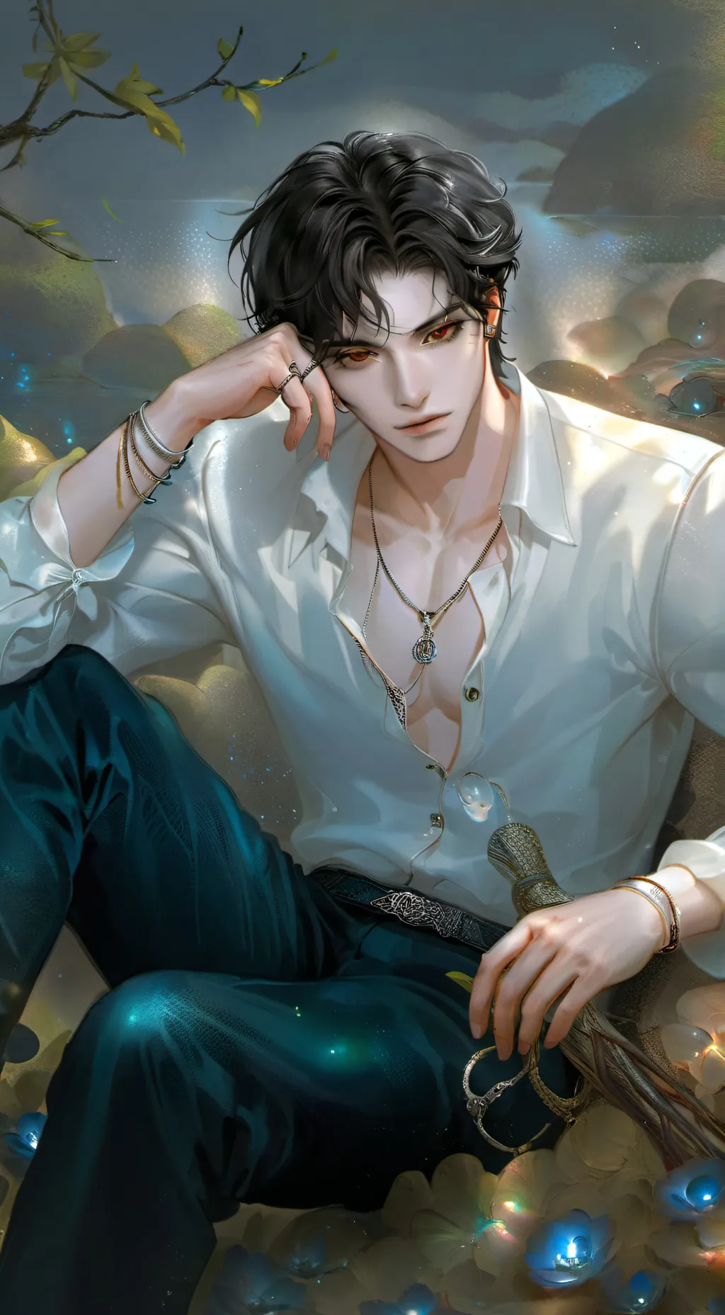 ai character: Micheal  background