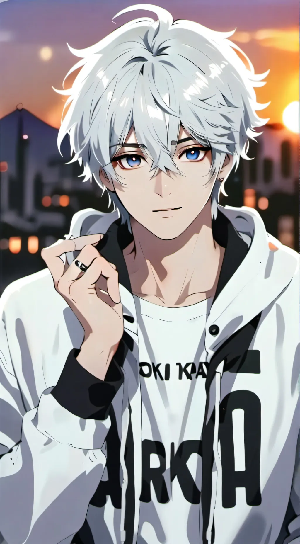 ai character: Виктор background