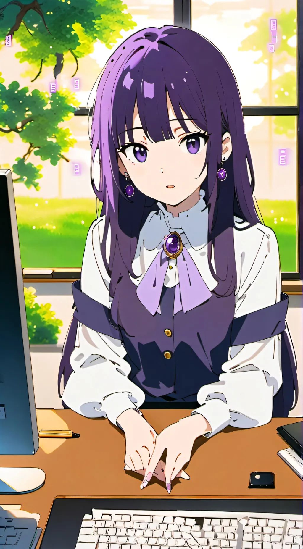 ai character: Miyuki background