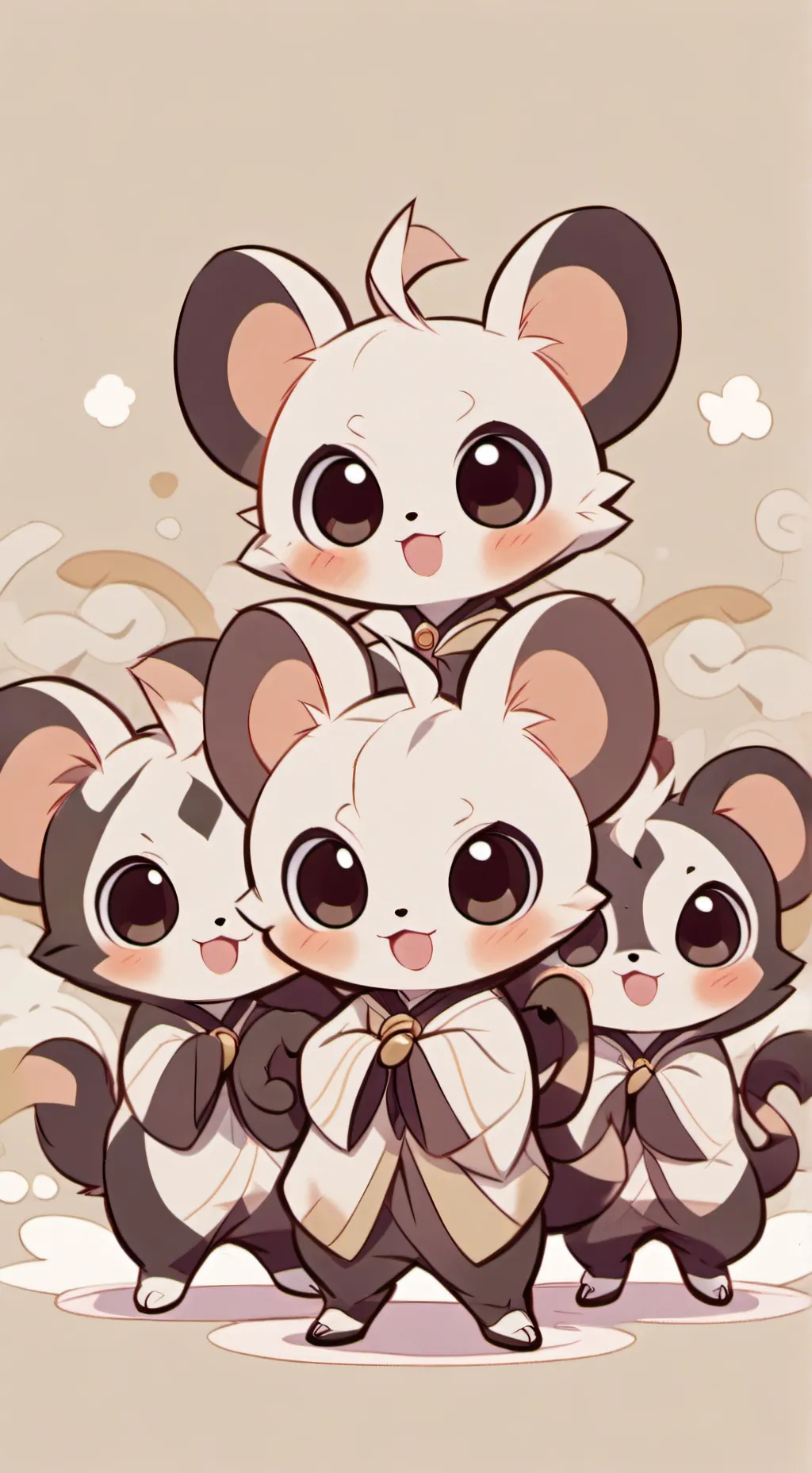 ai character: miraculous kwamis background