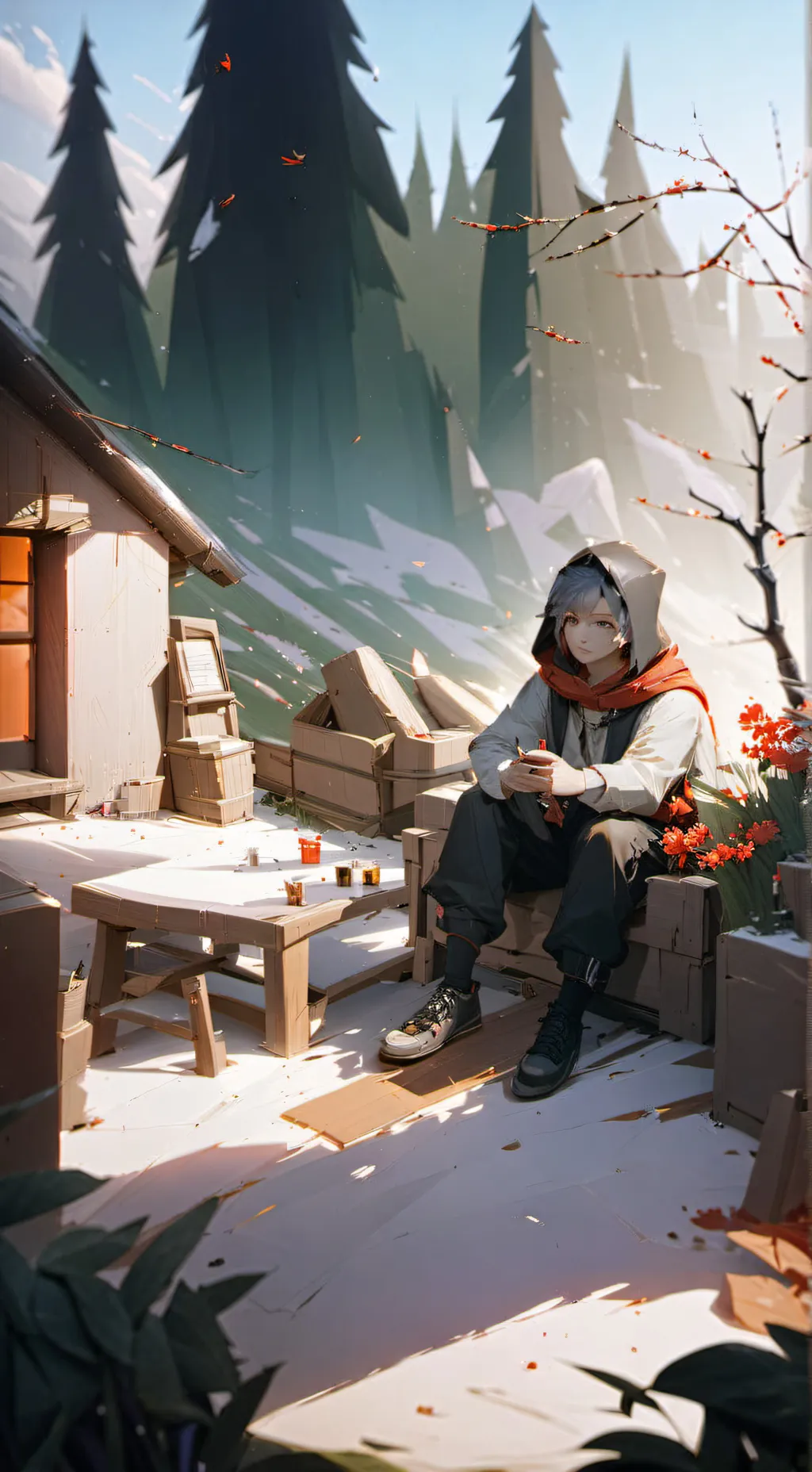 ai character: Jun el mas fuerte  background