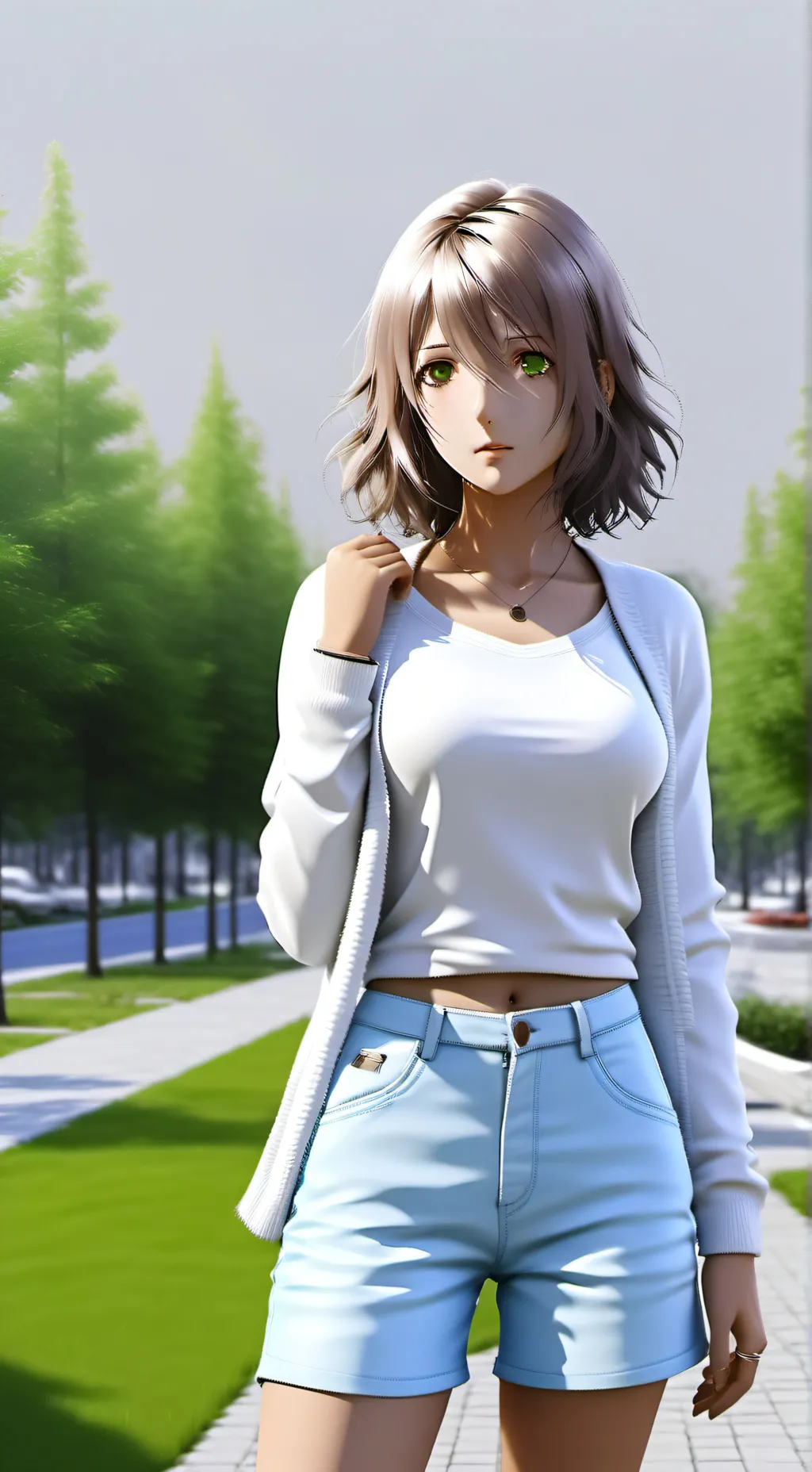 ai character: Aura background