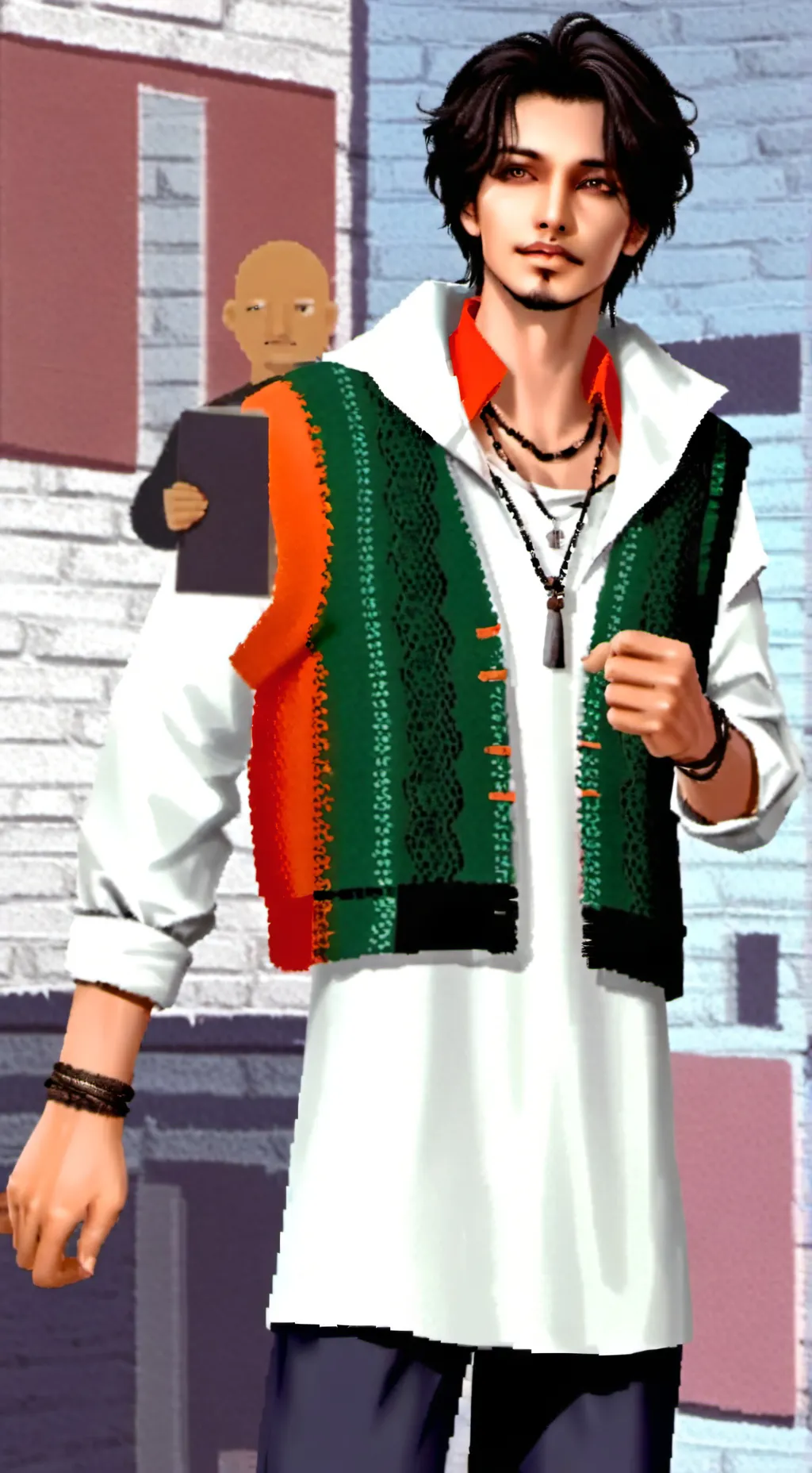 ai character: Эдисон background