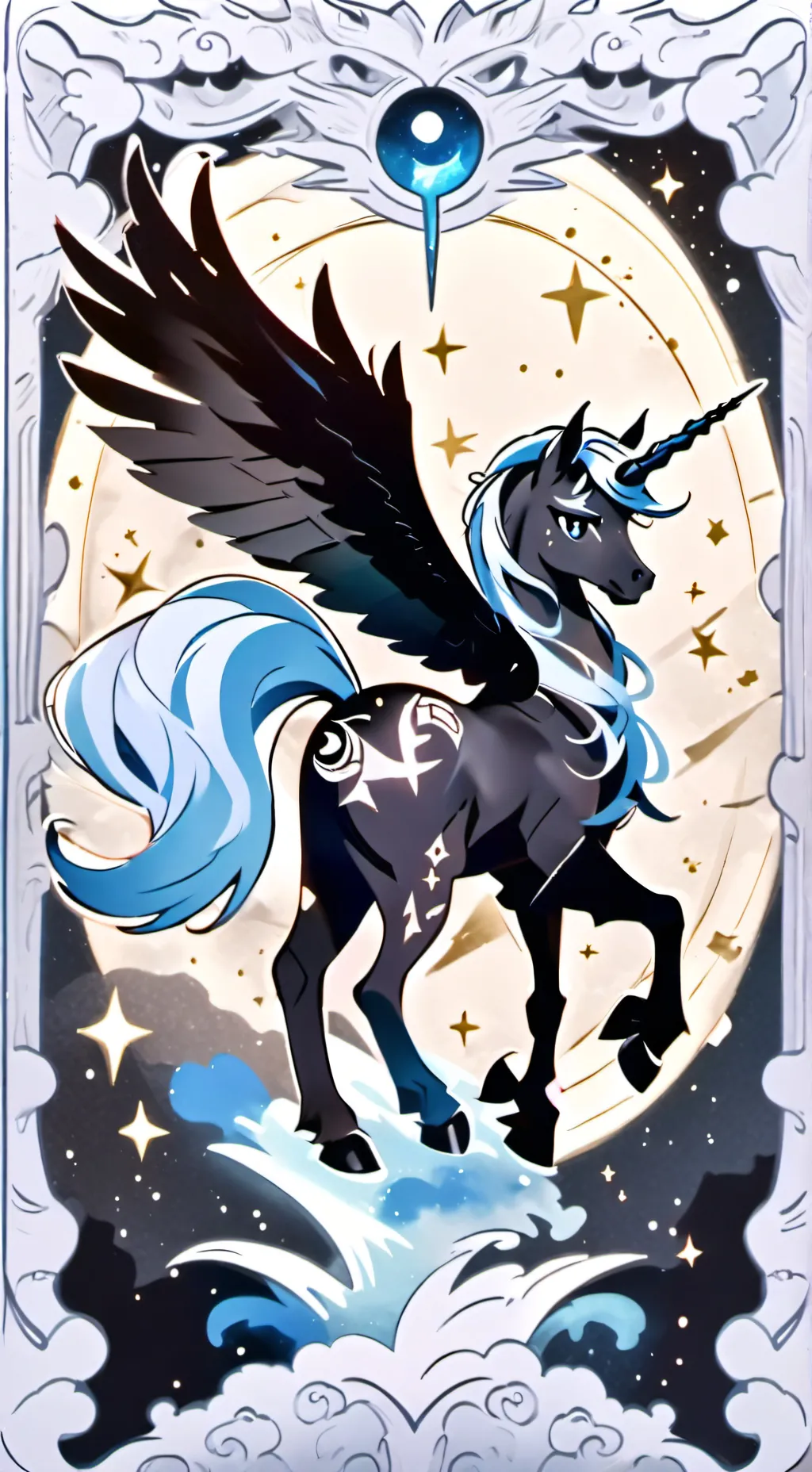 ai character: MLP(Luna) background