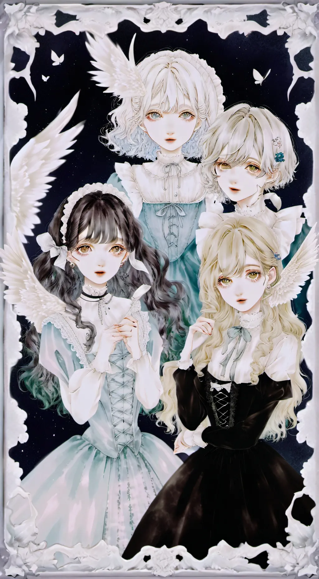 ai character: K-pop Girl Group background