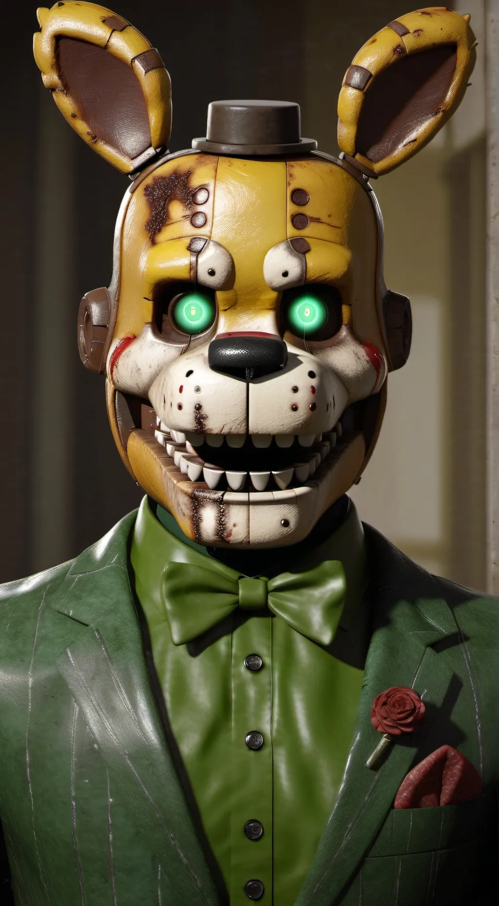 ai character: All Of Fnaf 3 2 background