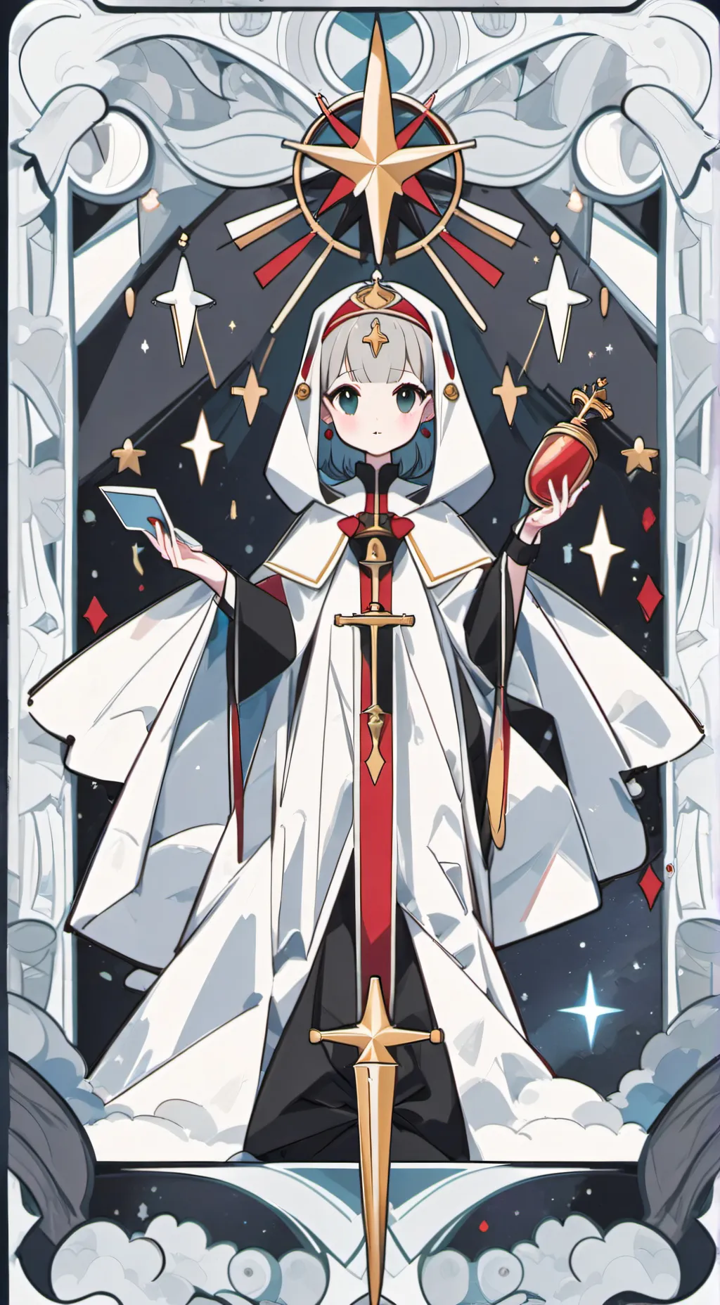 ai character: cavaglieri zodiaco background