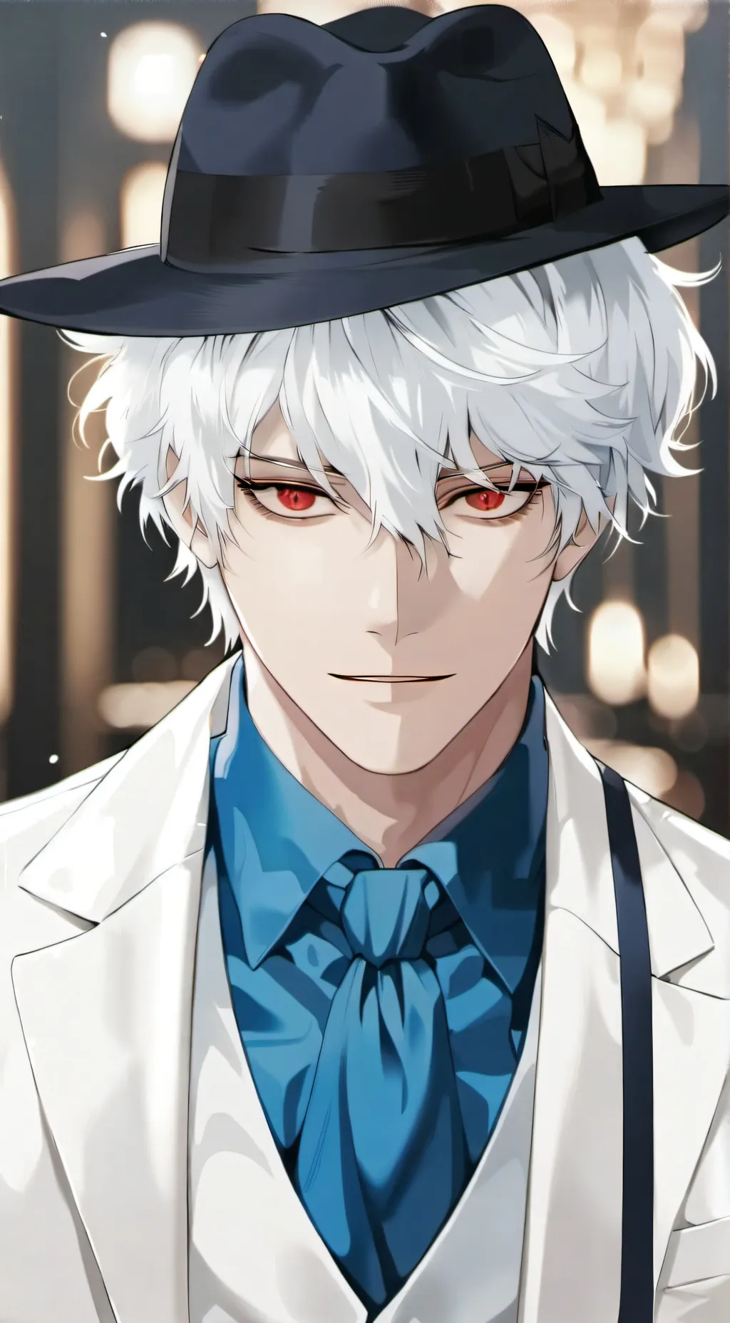 ai character: white death mha background