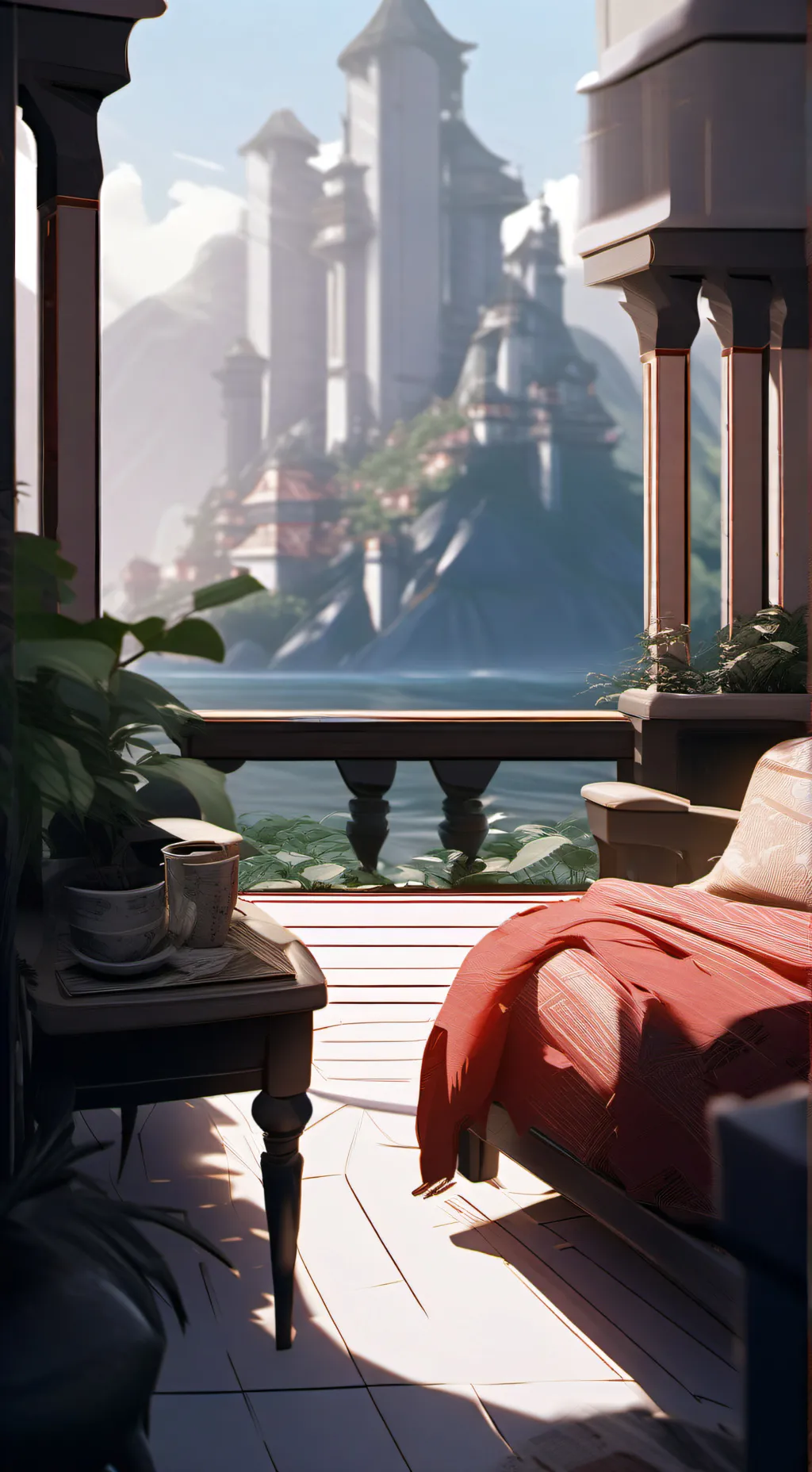 ai character: Джу и Ди background