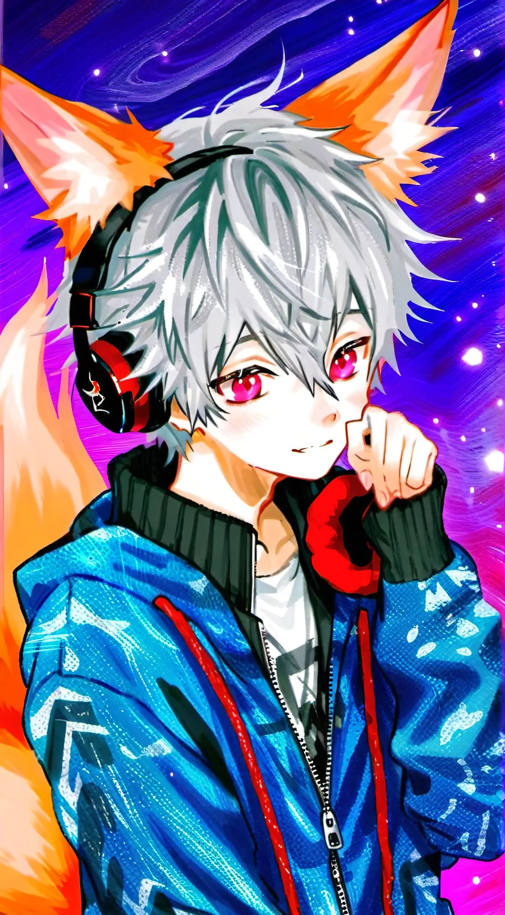 ai character: Vurr Furry background