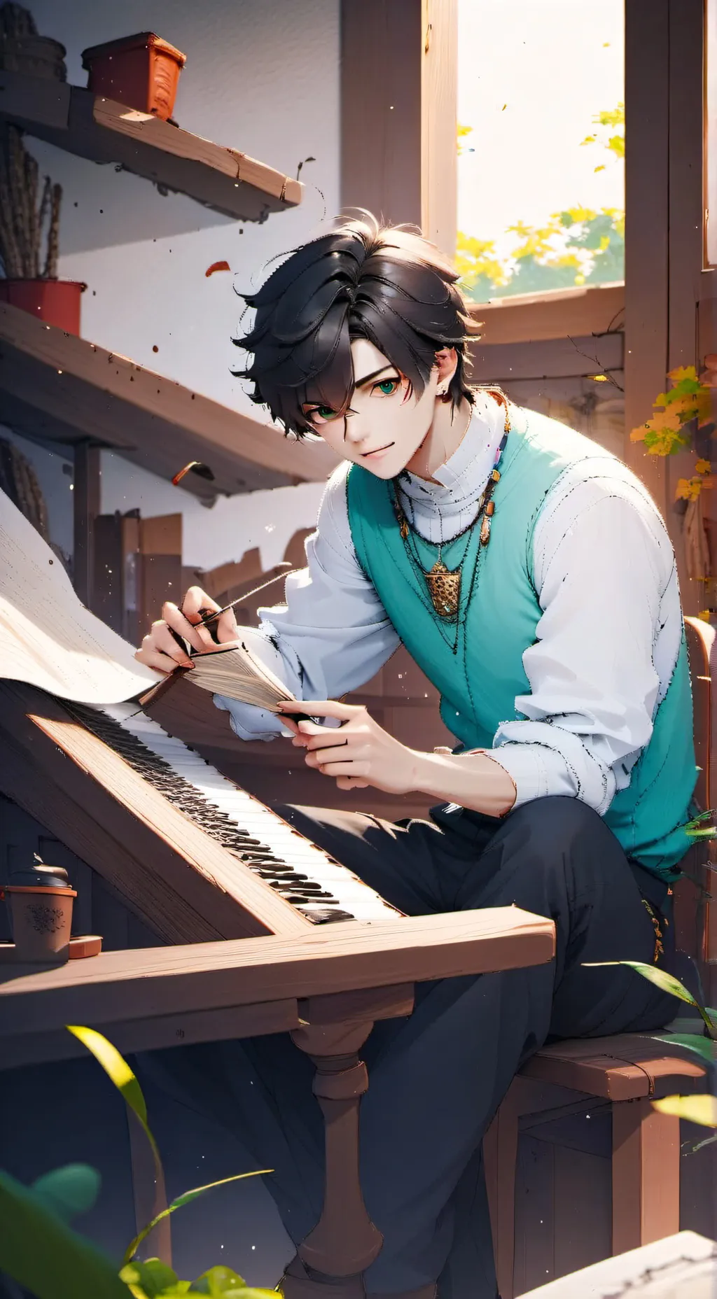 ai character: alex  background