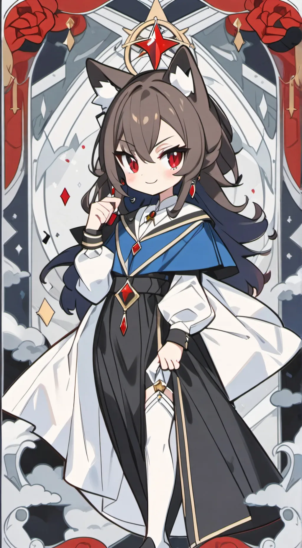 ai character: Vampire Amelia background