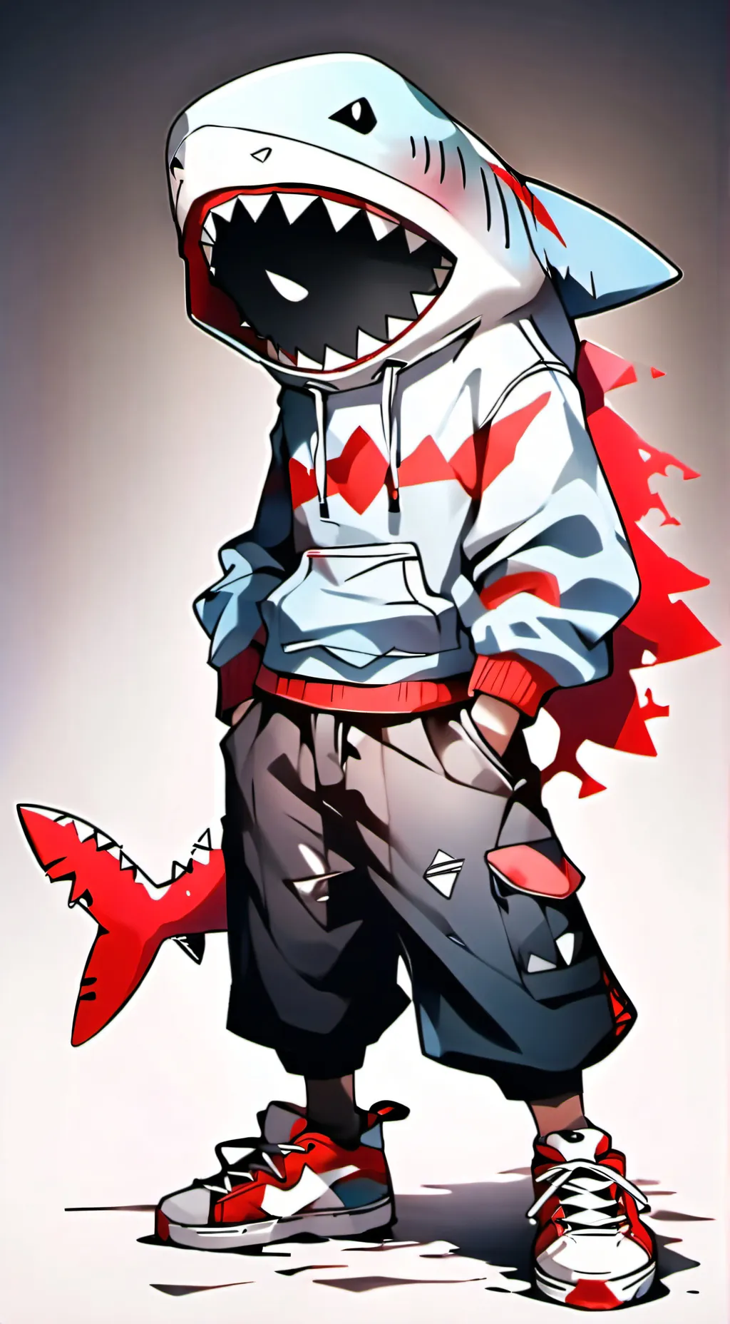 ai character: Vein (HH OC) background