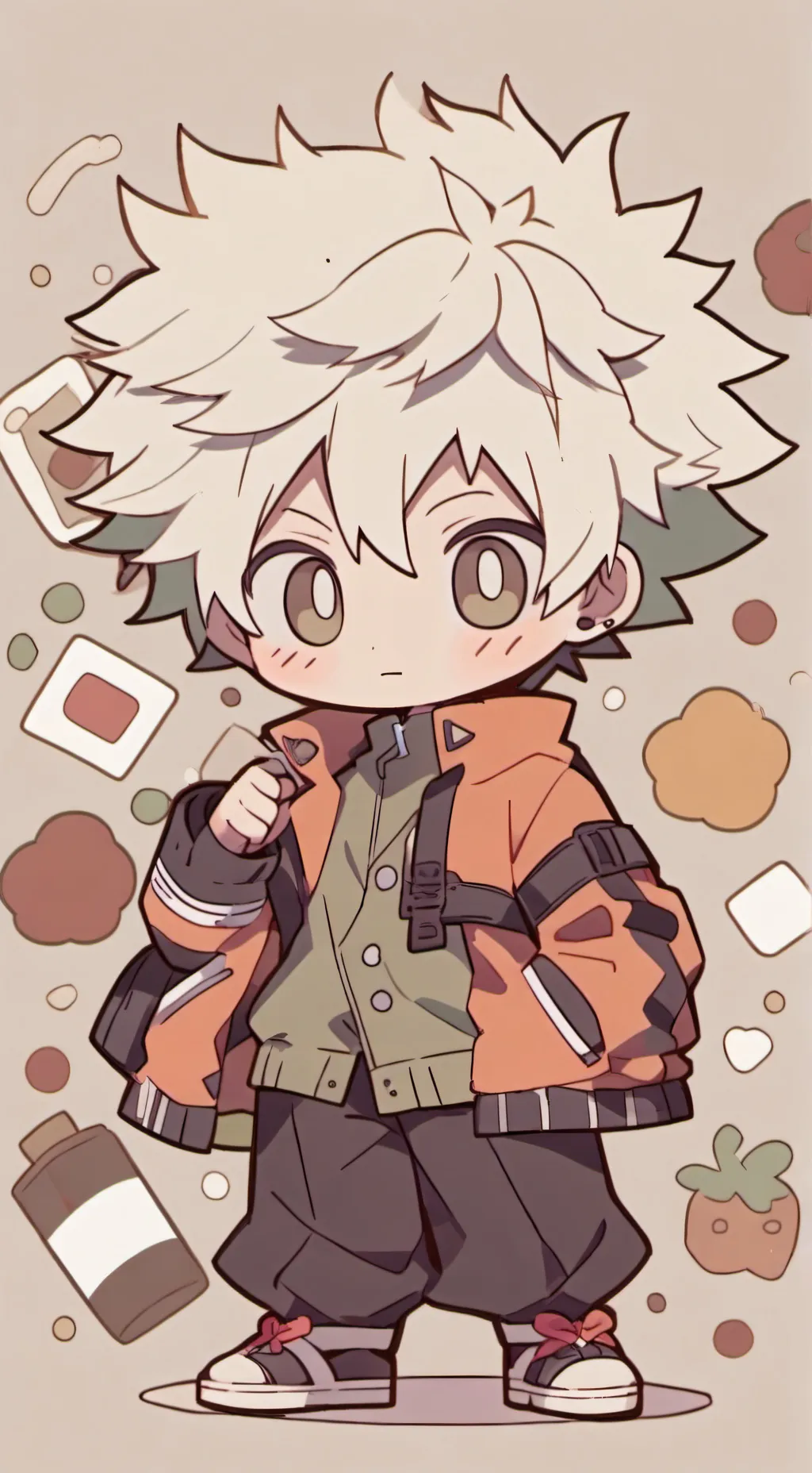 ai character: Mha videocall background