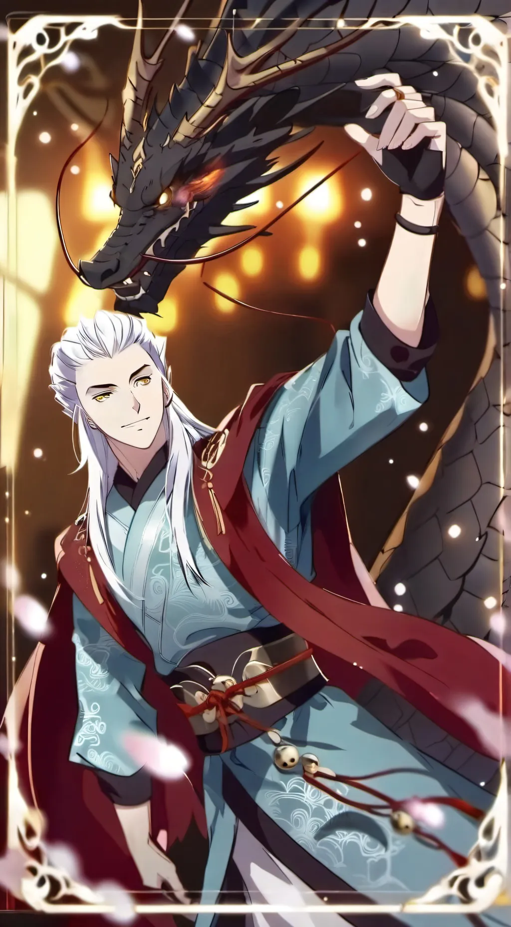 ai character: dragon nine realms background