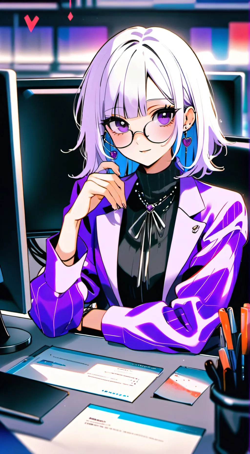 ai character: Himiko background