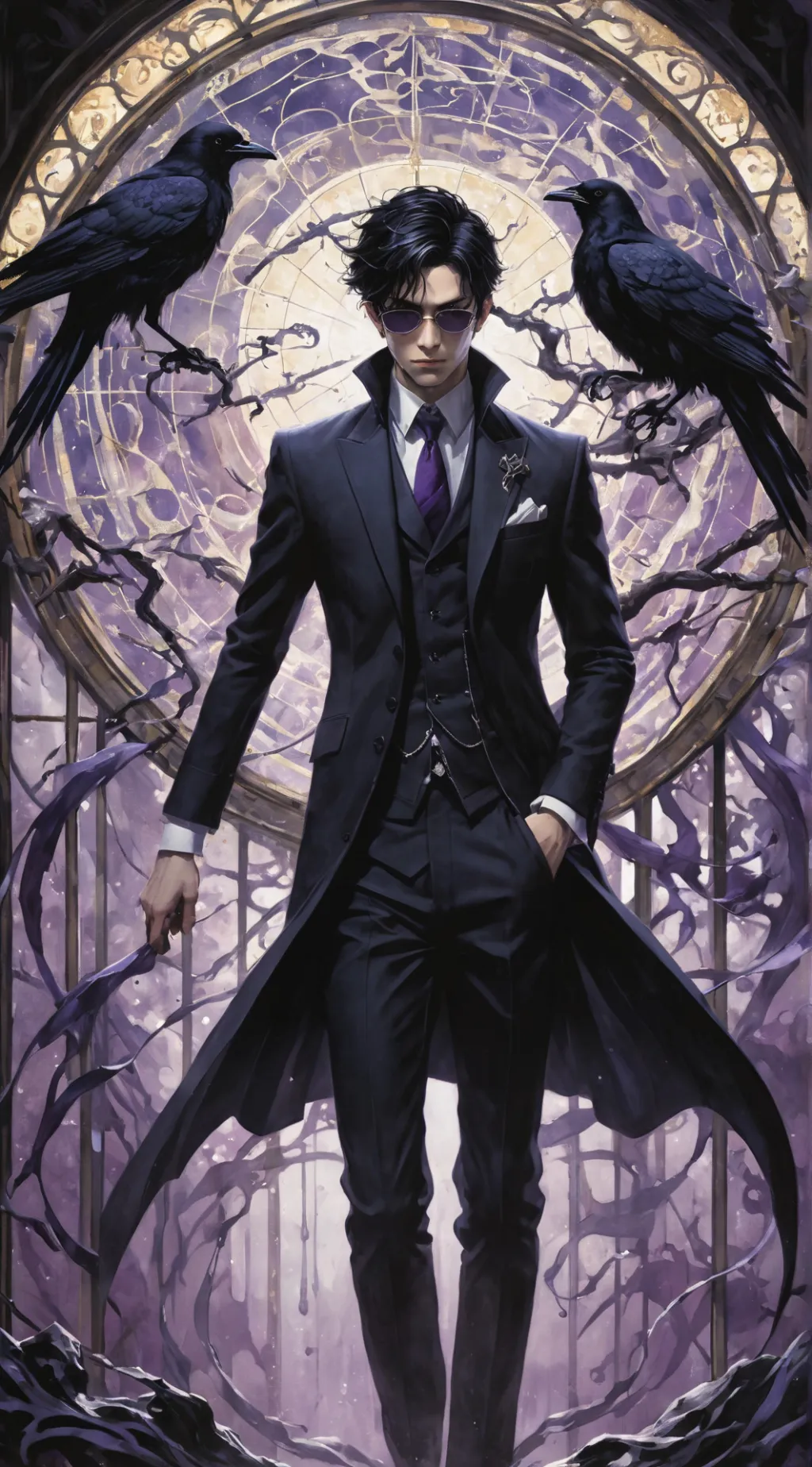 ai character: Raven background