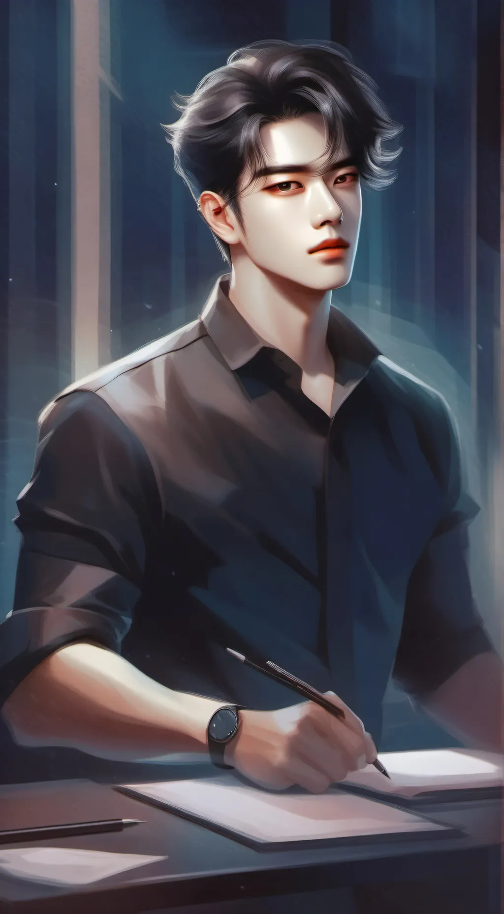 ai character: max background