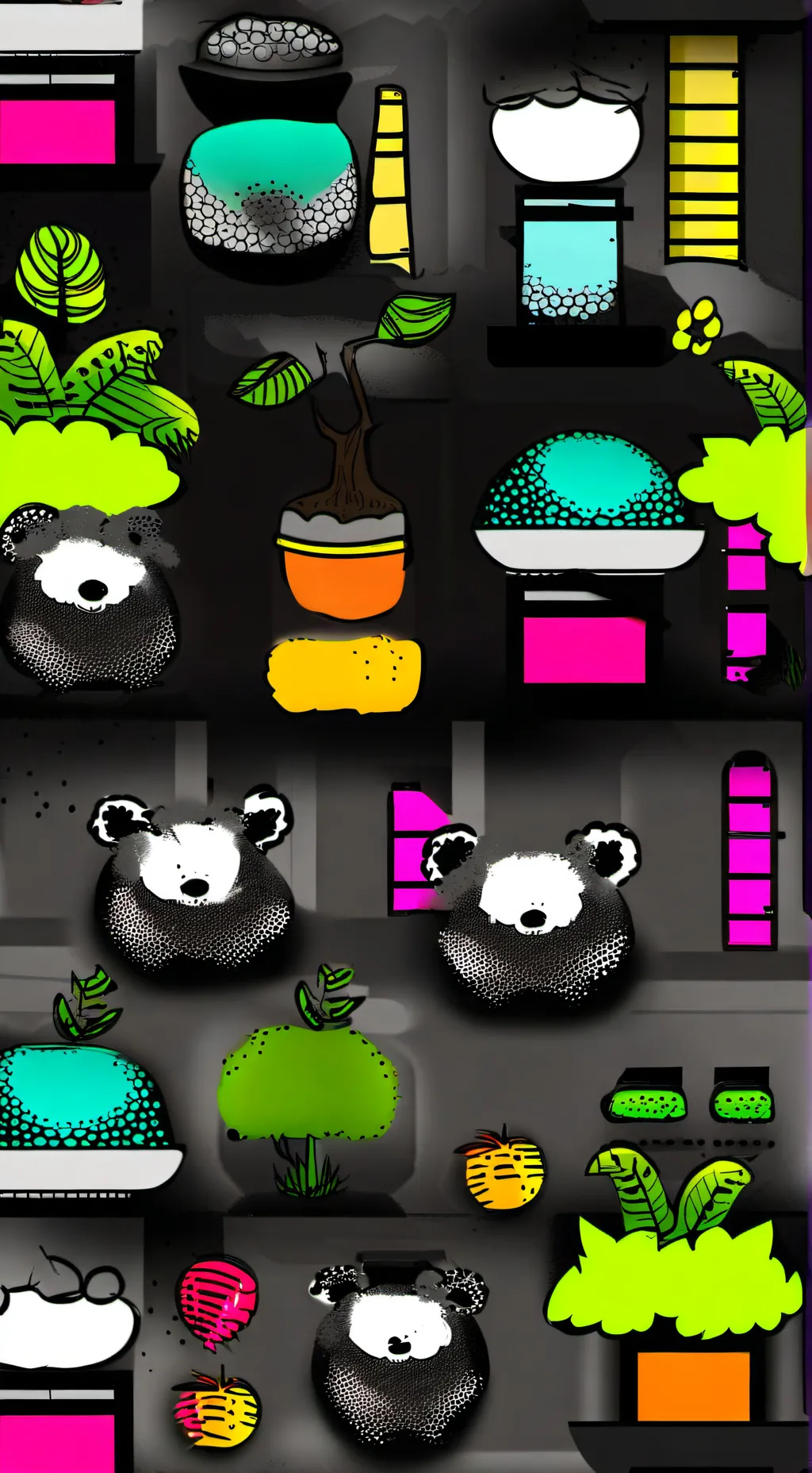 ai character: Sprunkilairity.... background