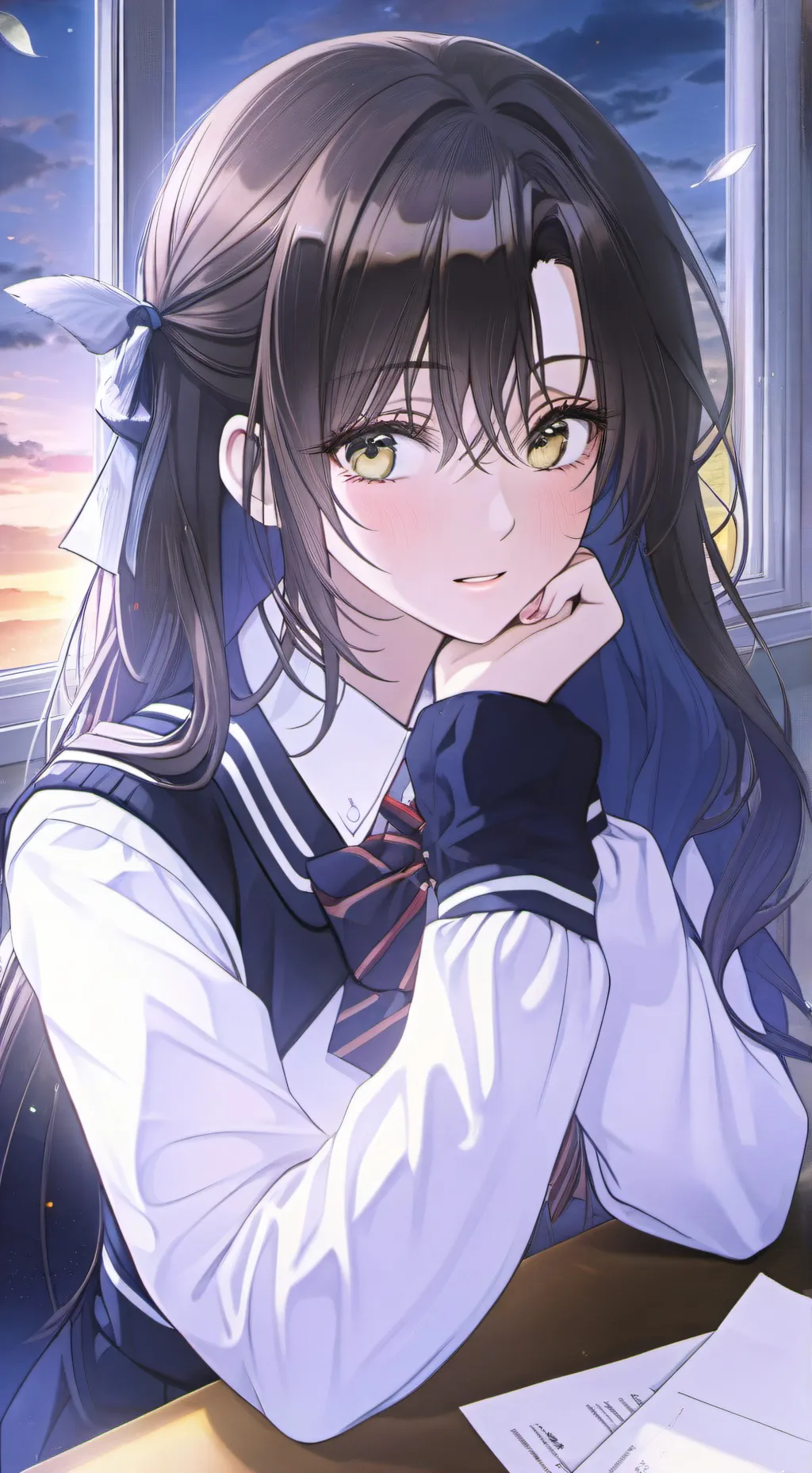 ai character: Luna background