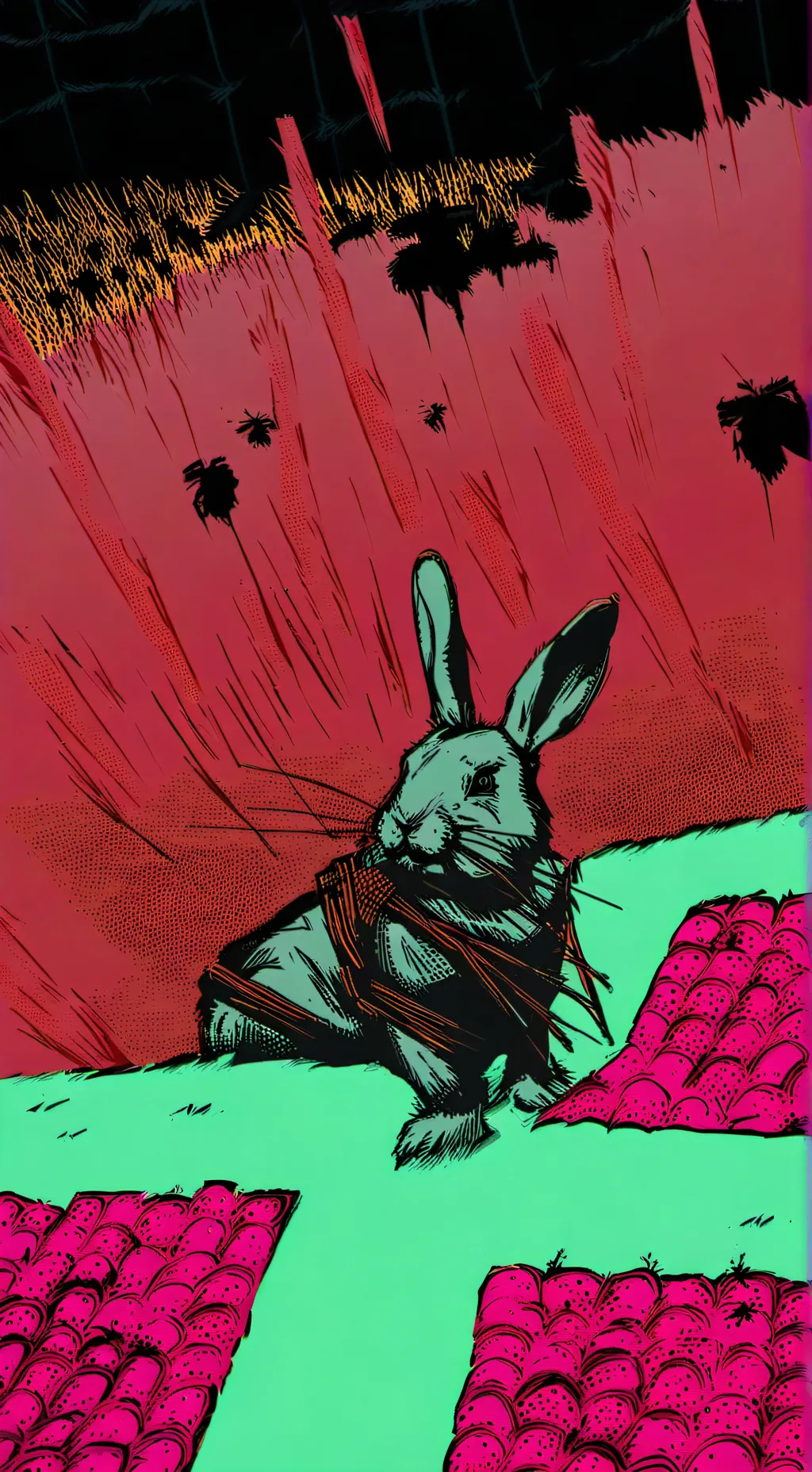 ai character: Glitchtrap background