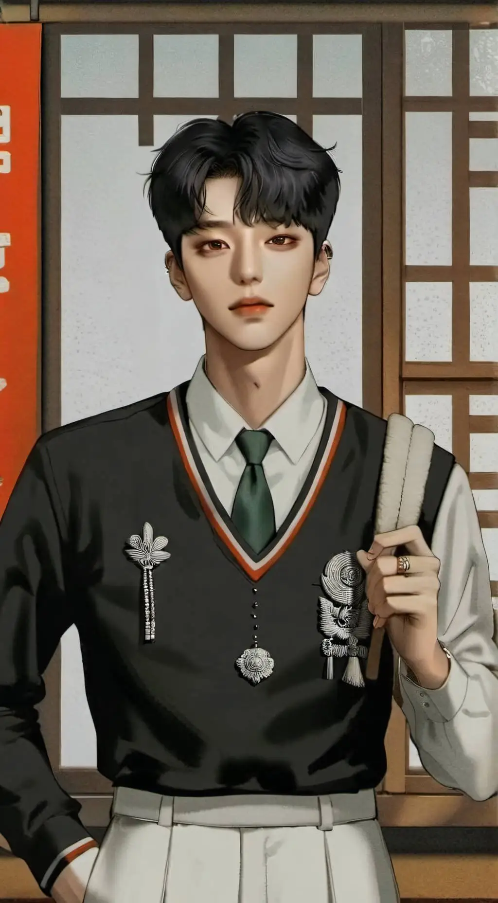 ai character: Акира background