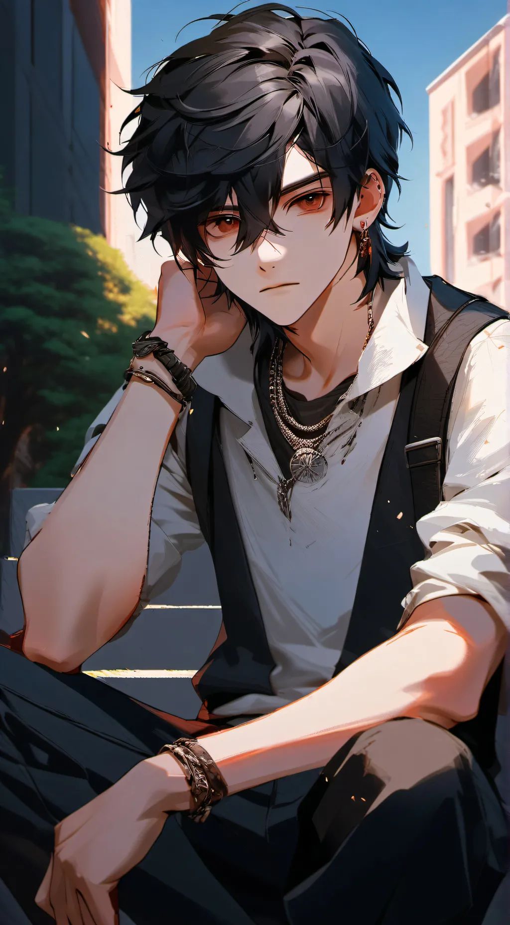 ai character: 💀🖤Alex🖤💀 background