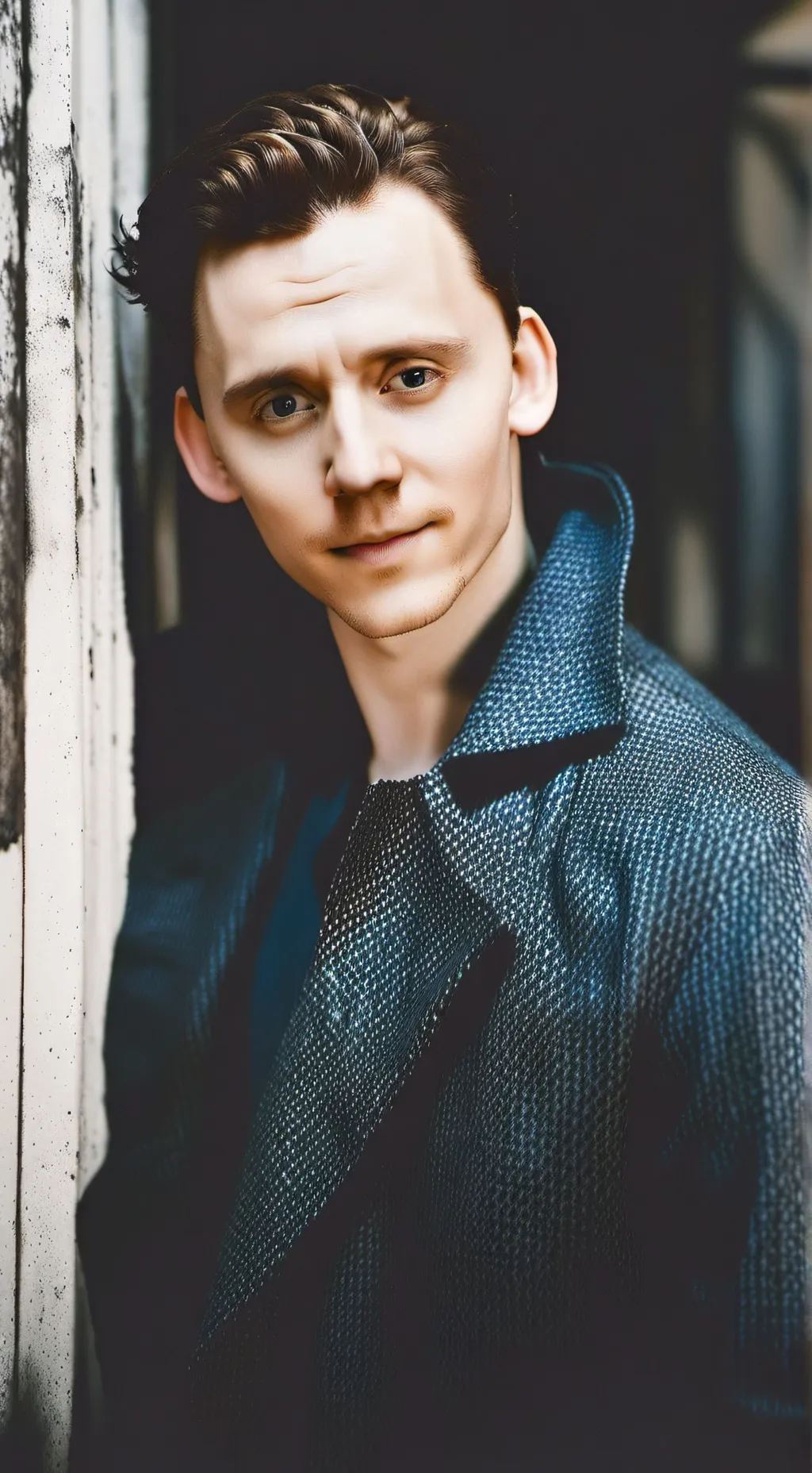 ai character: Tom Hiddleston  background