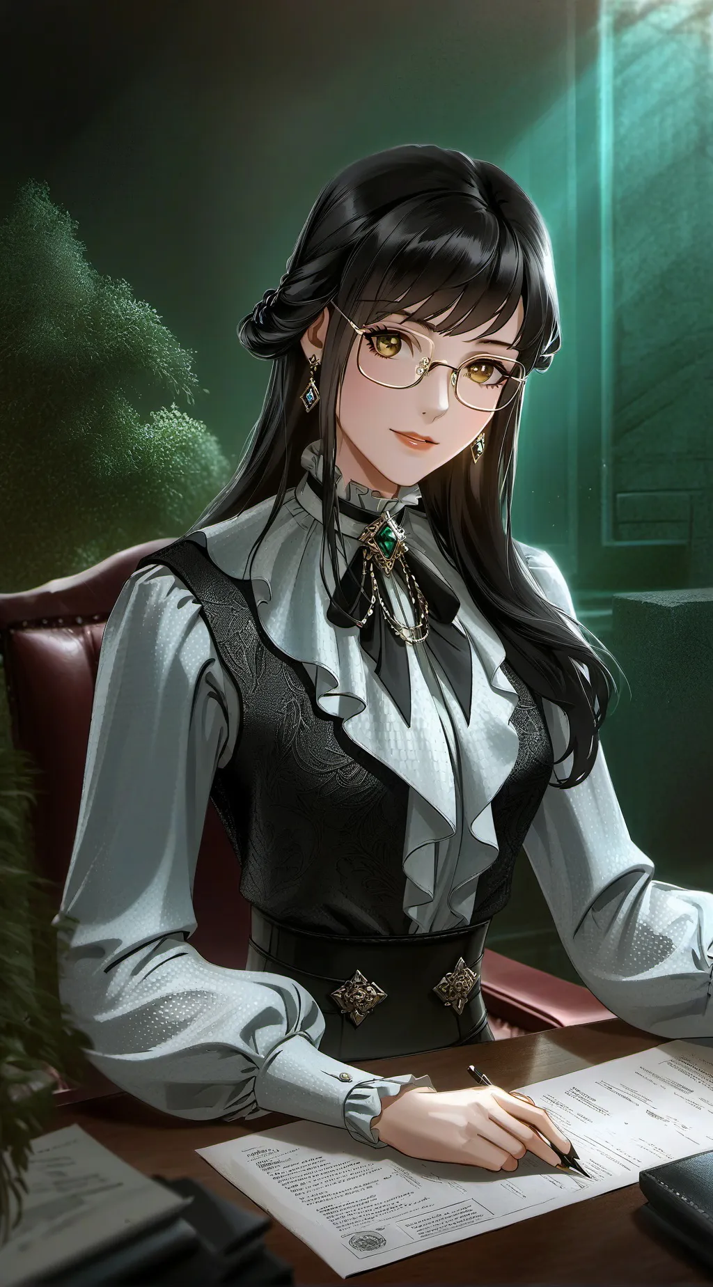 ai character: Amaya background